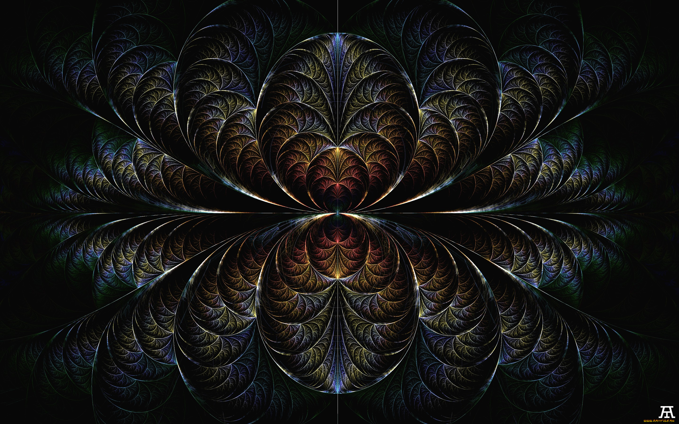 3д, графика, фракталы, , fractal, узор, фон, цвета