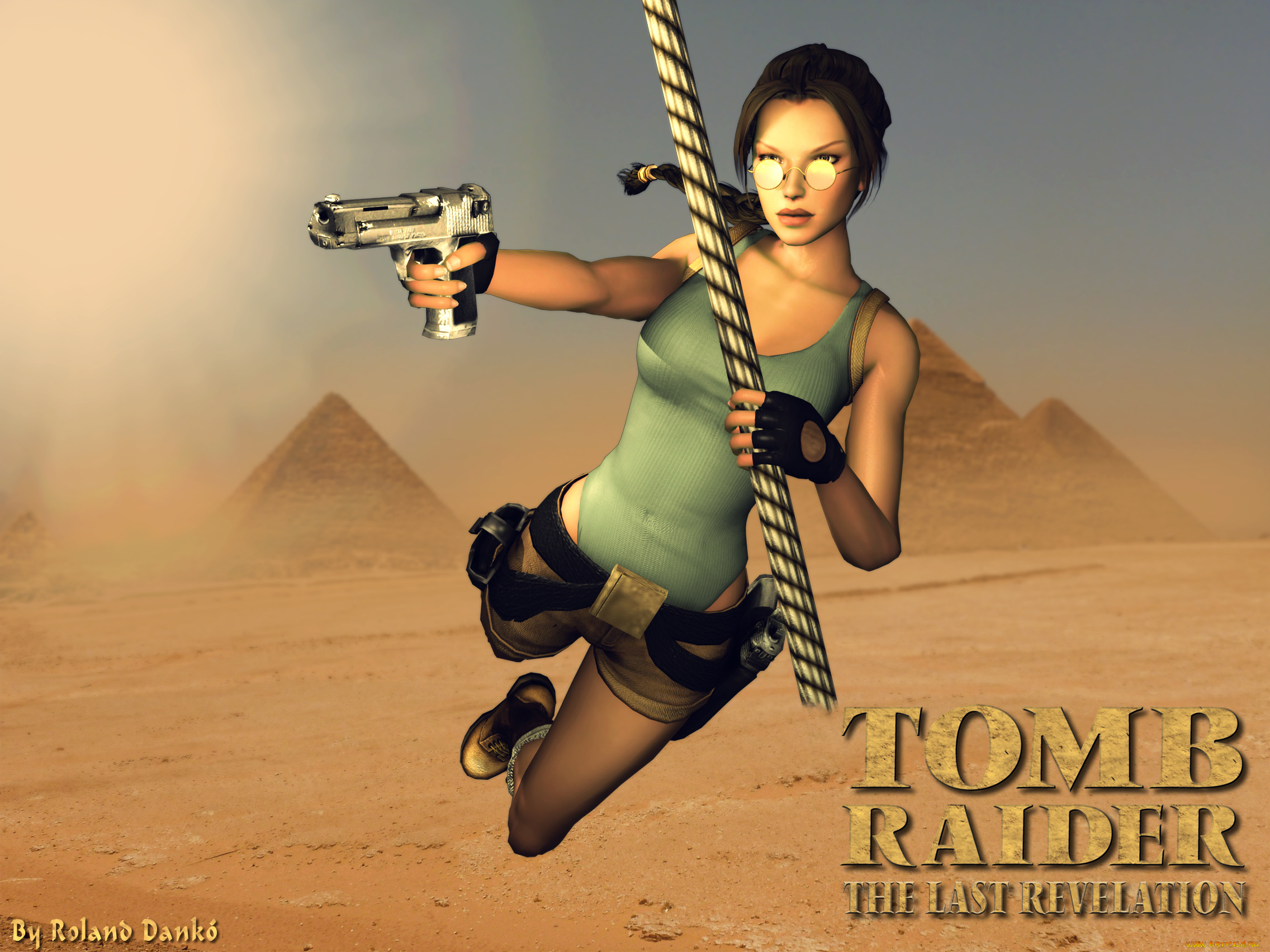 tomb, raider, , tne, lart, revelfnion, видео, игры, ~~~другое~~~, девушка, взгляд, фон, оружие, пирамиды