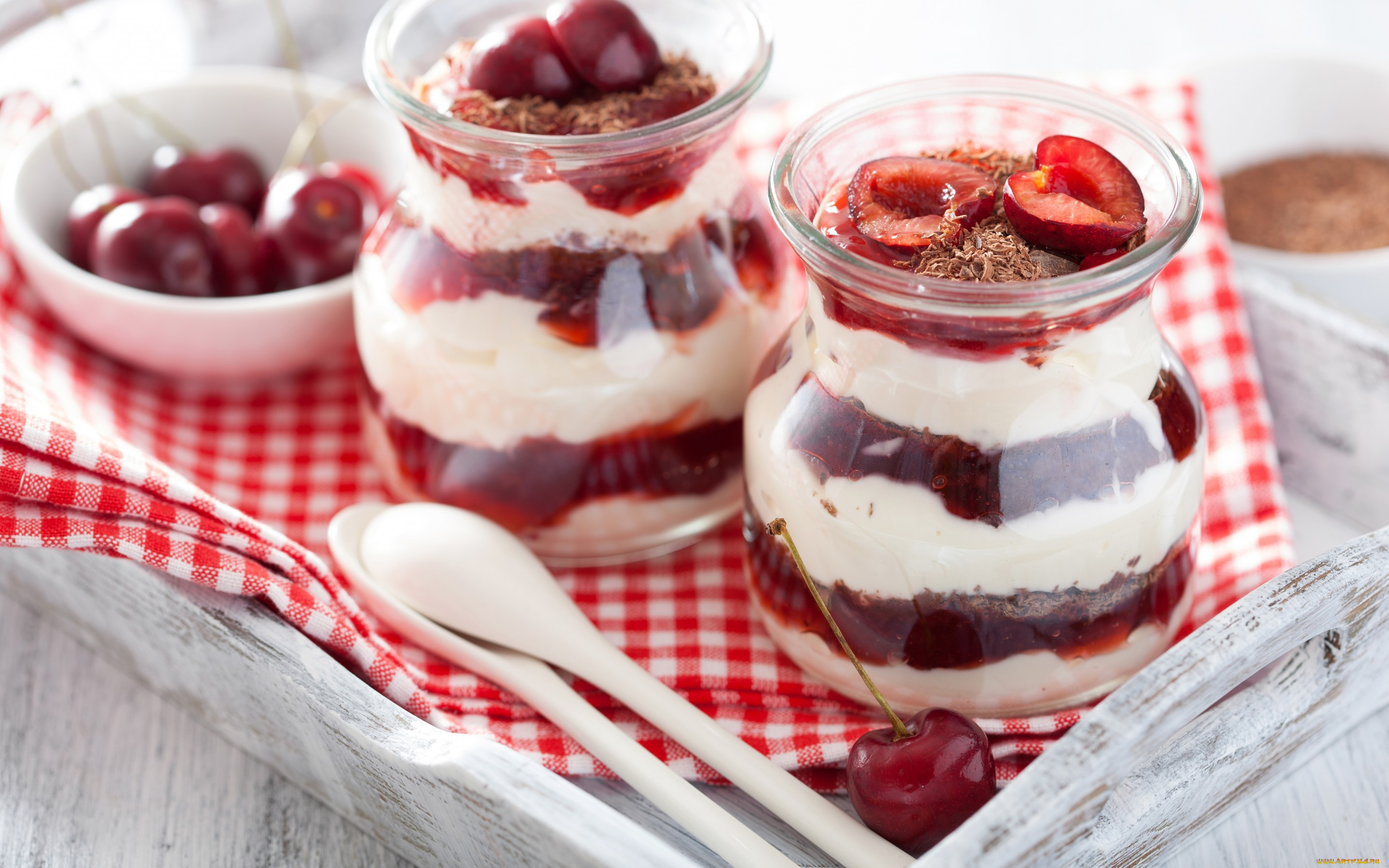 еда, мороженое, , десерты, sweet, milk, dessert, десерт, йогурт, черешня, cherry, yogurt