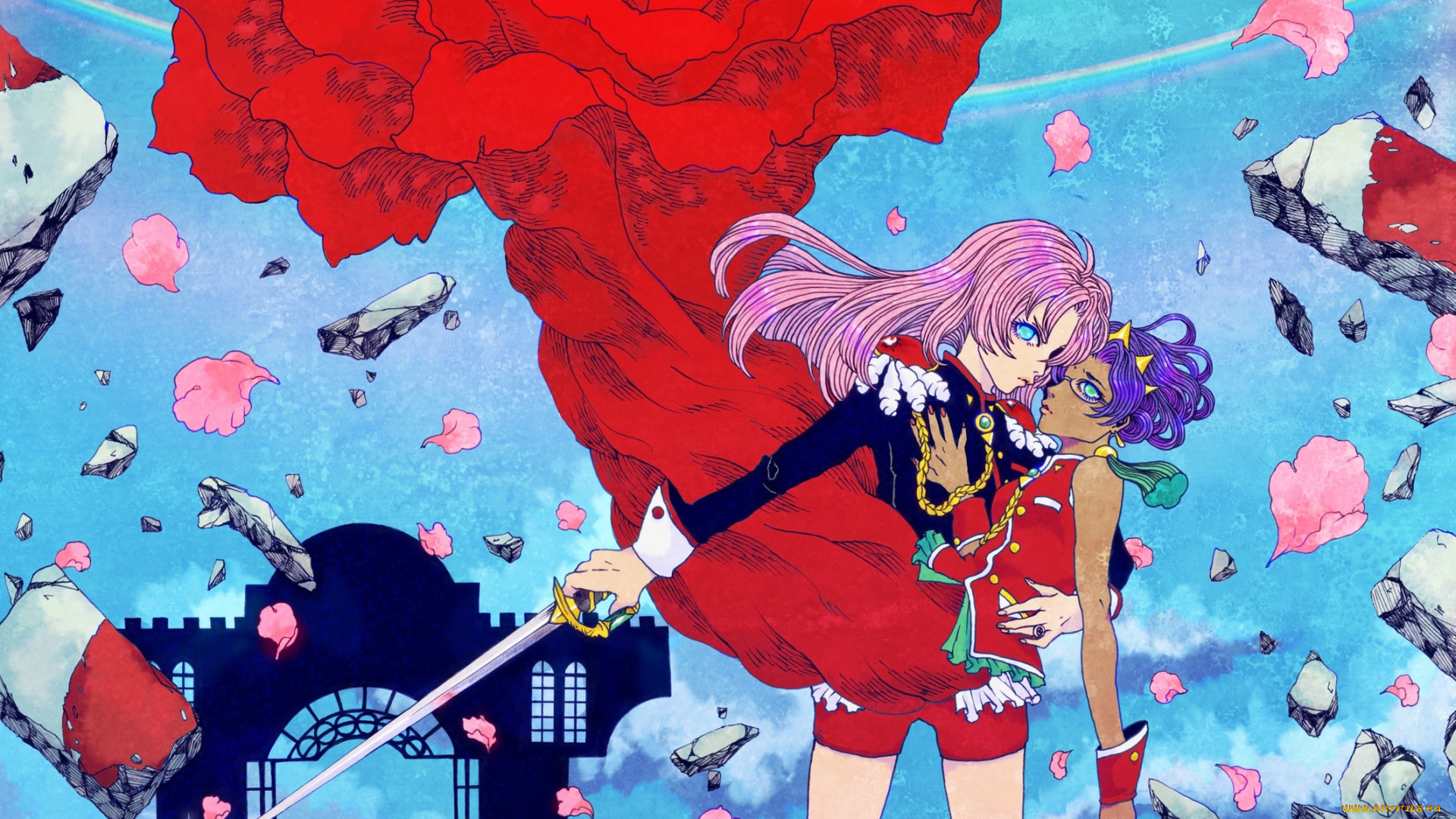 аниме, revolutionary, girl, utena, revolutionary, girl, utena