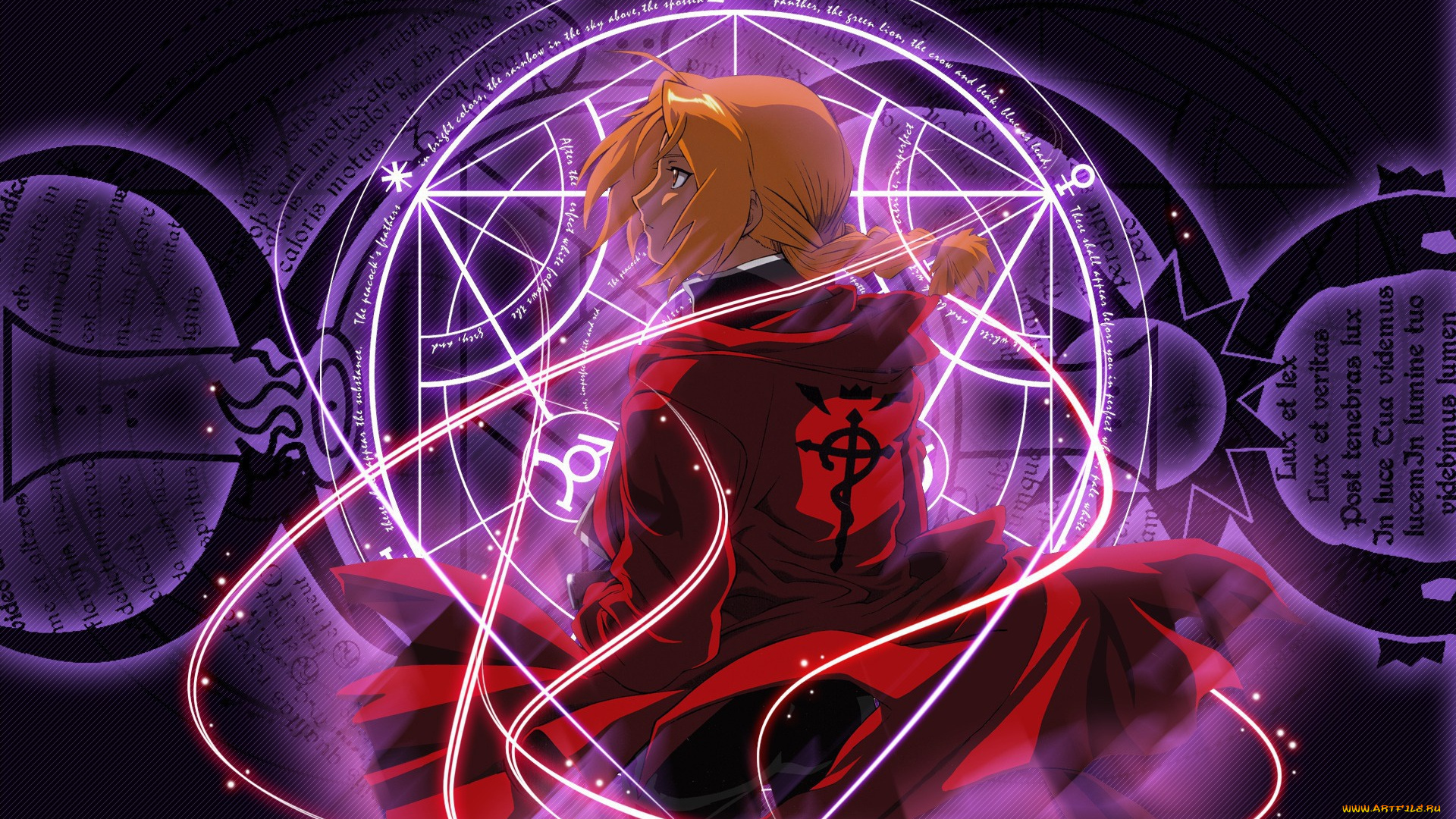 fullmetal, alchemist, аниме, , фон, взгляд, парень