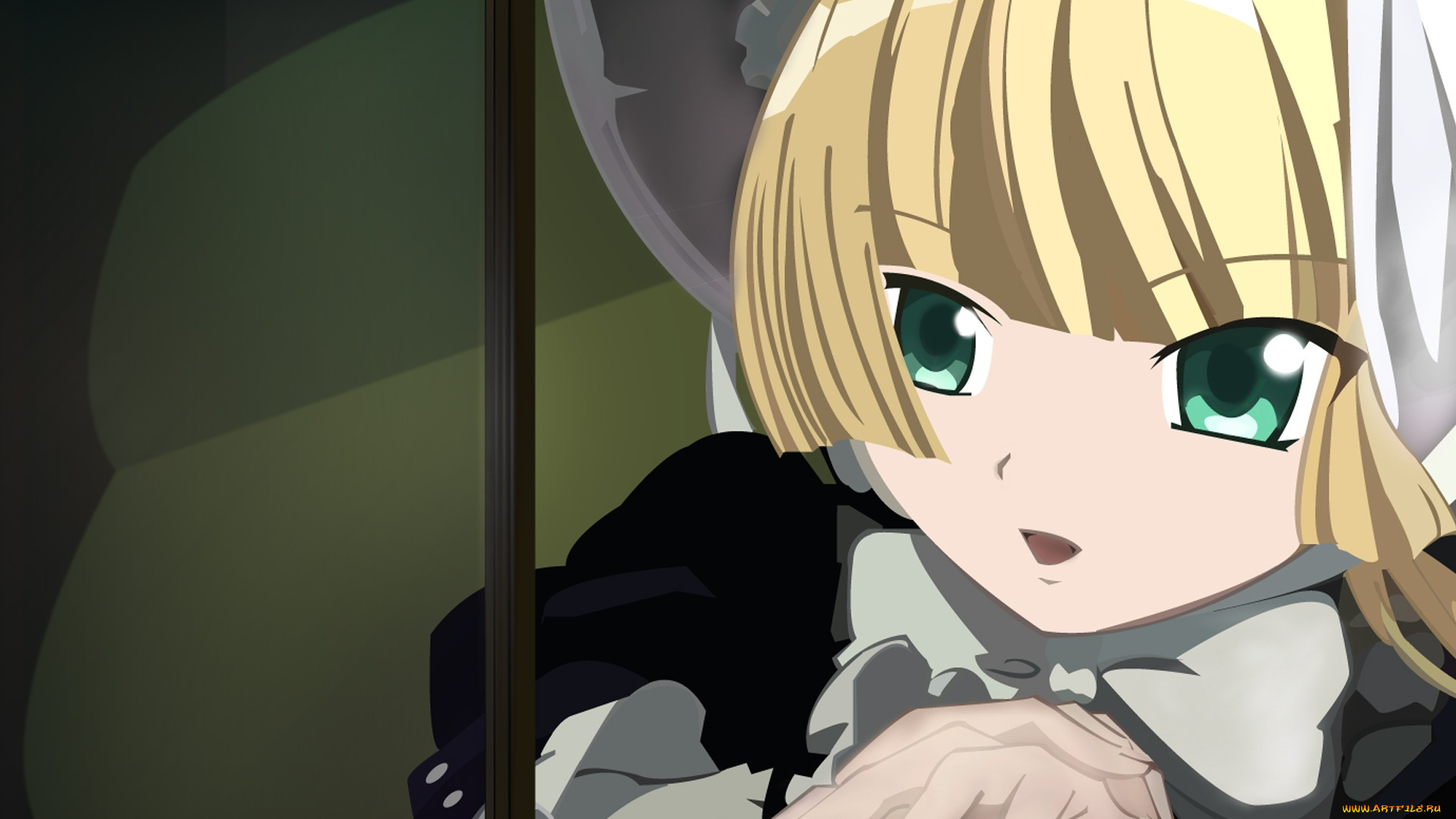 gosick, аниме, фон, взгляд, девушка