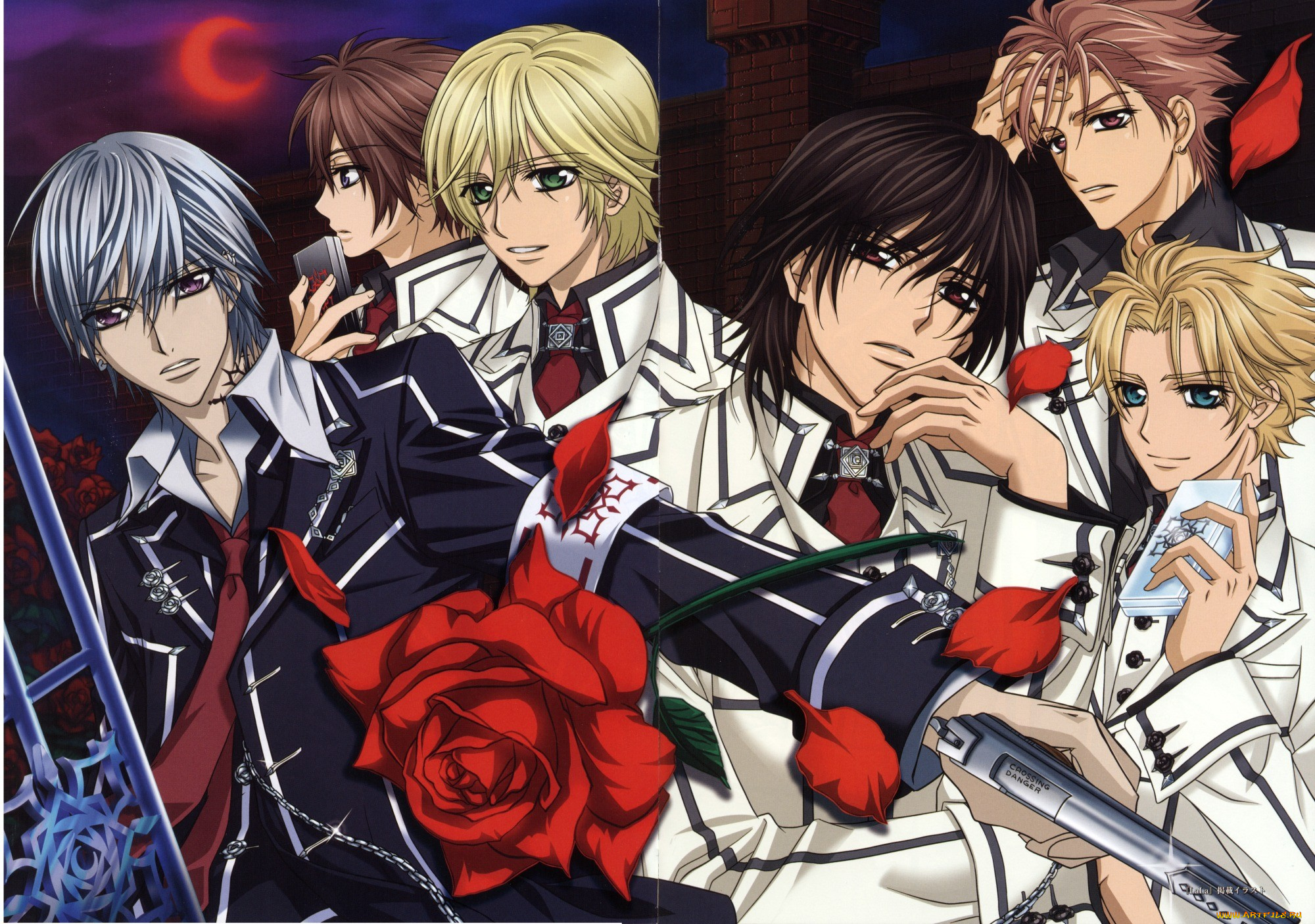 Vampire knight. Рыцарь вампир Академия кросс. Рыцарь вампир аниме. Вампир кнайт. Академия кросс аниме.