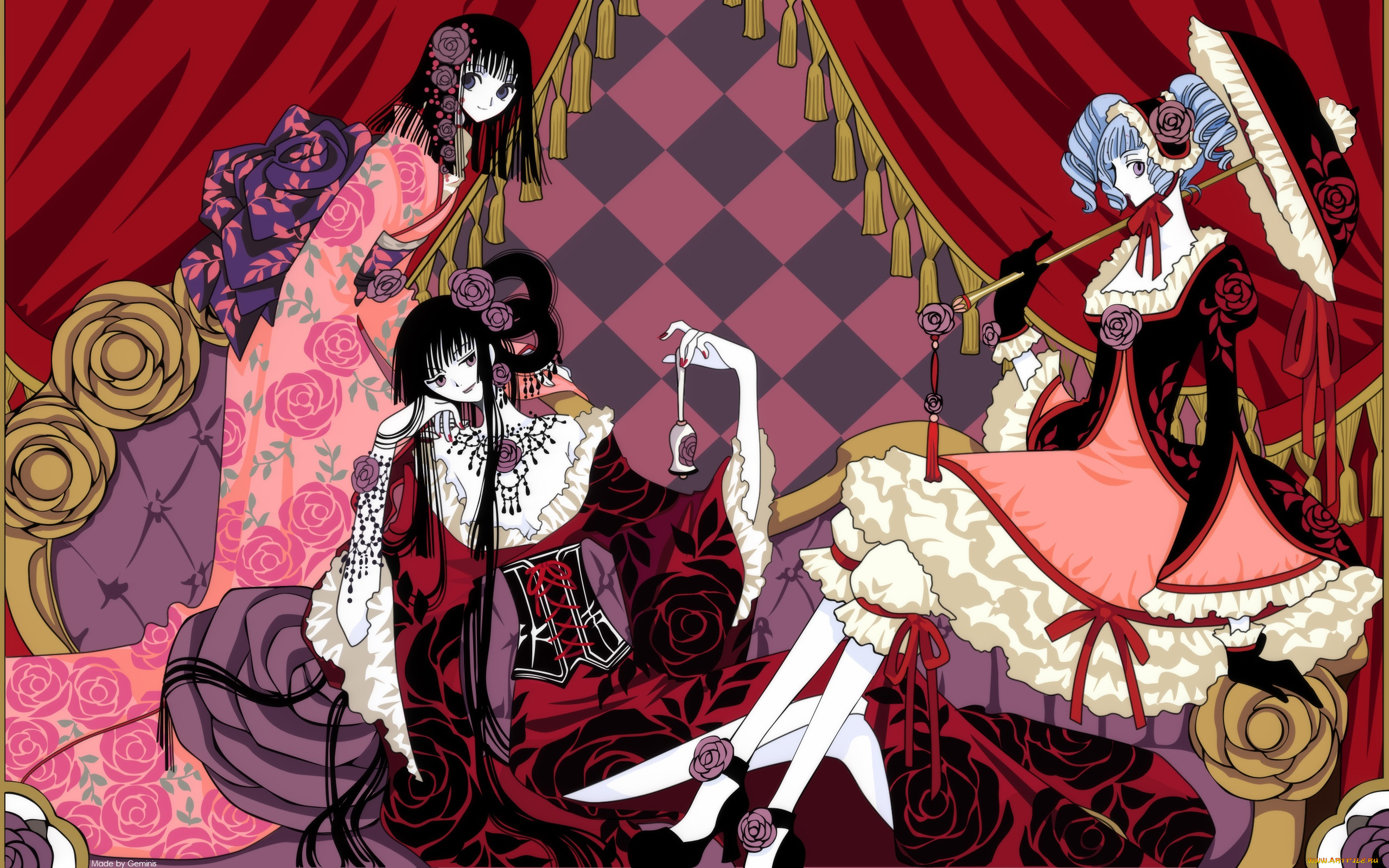 аниме, xxxholic, персонажи