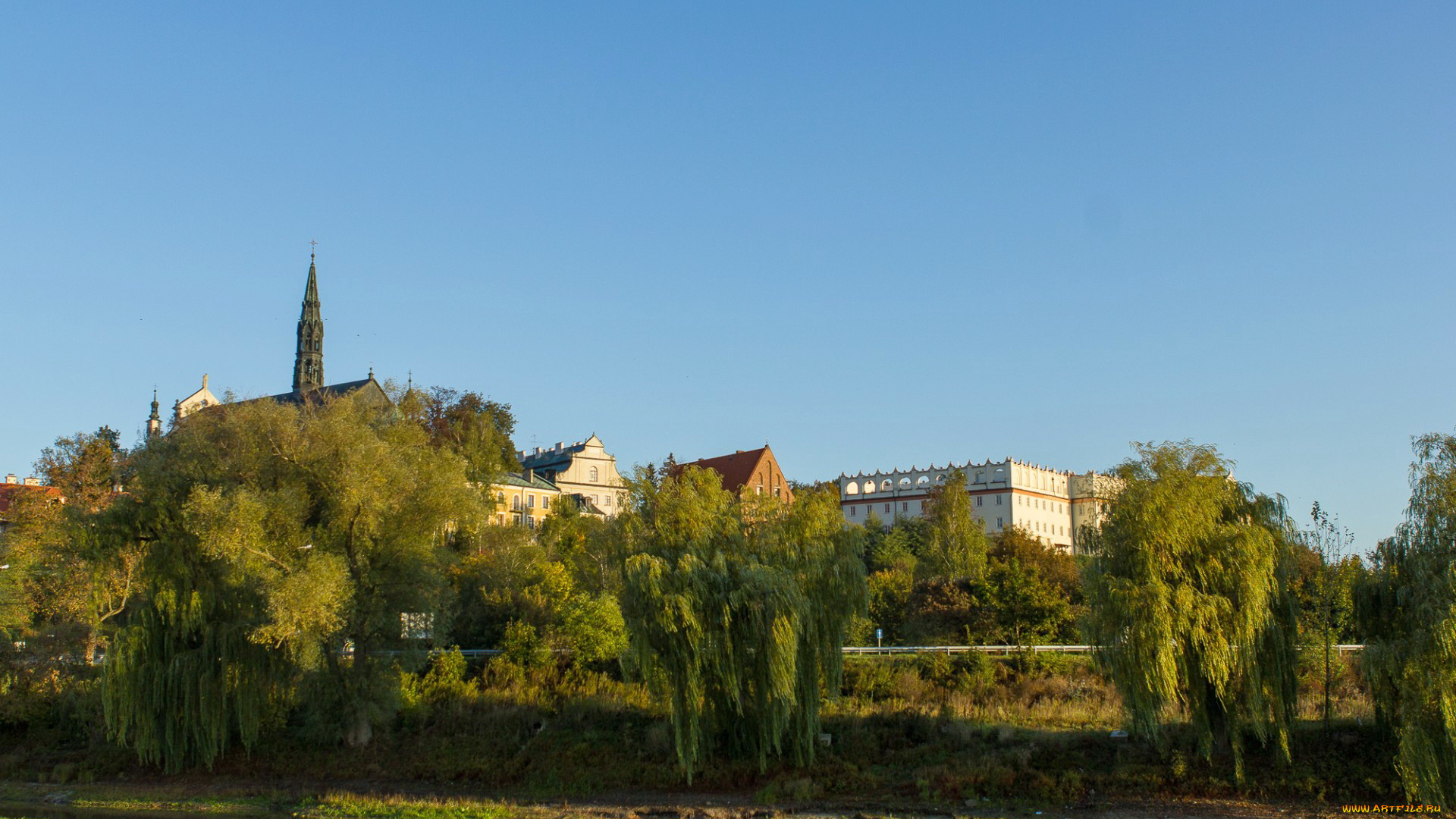 сандомир, польша, города, -, католические, соборы, , костелы, , аббатства, сандомир, польша