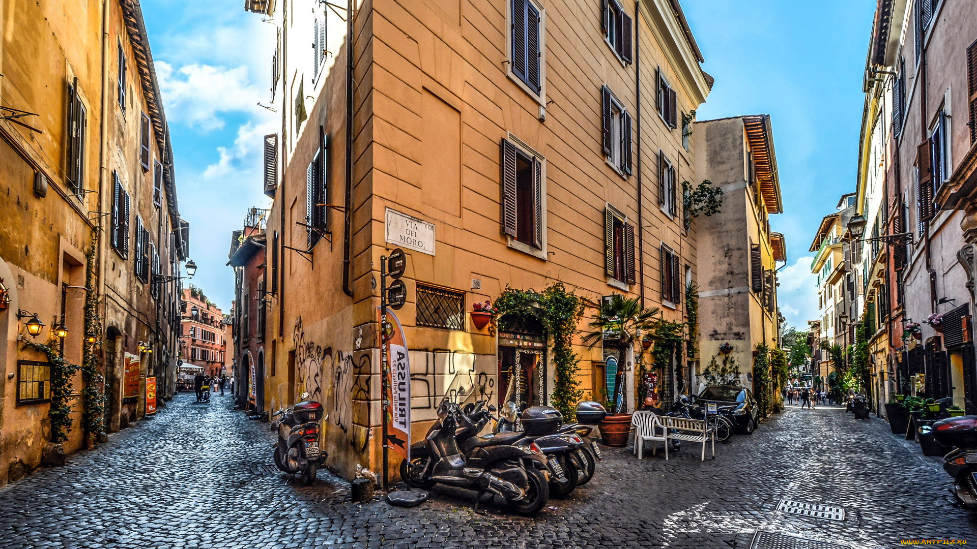 trastevere, города, рим, , ватикан, , италия