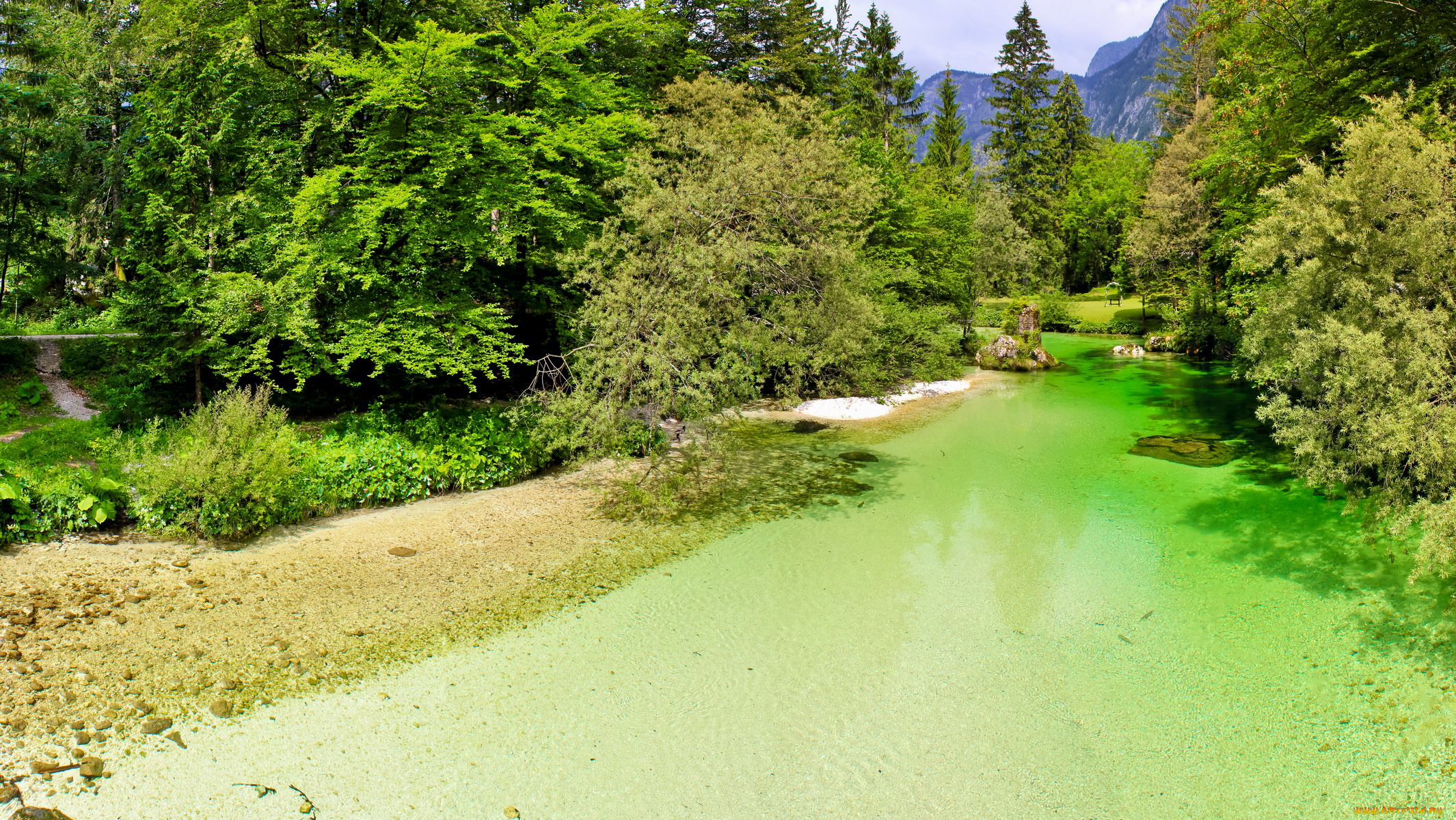 savica, river, словения, bohinj, природа, реки, озера, река, лес