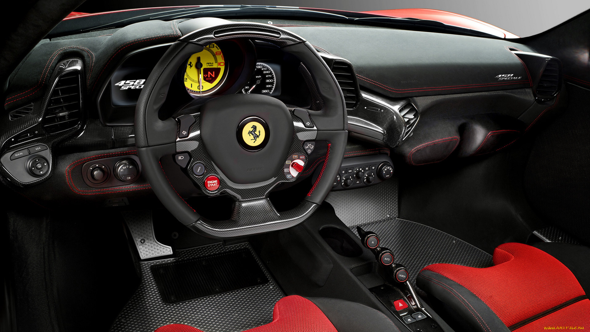 автомобили, спидометры, торпедо, car, speciale, 458, ferrari