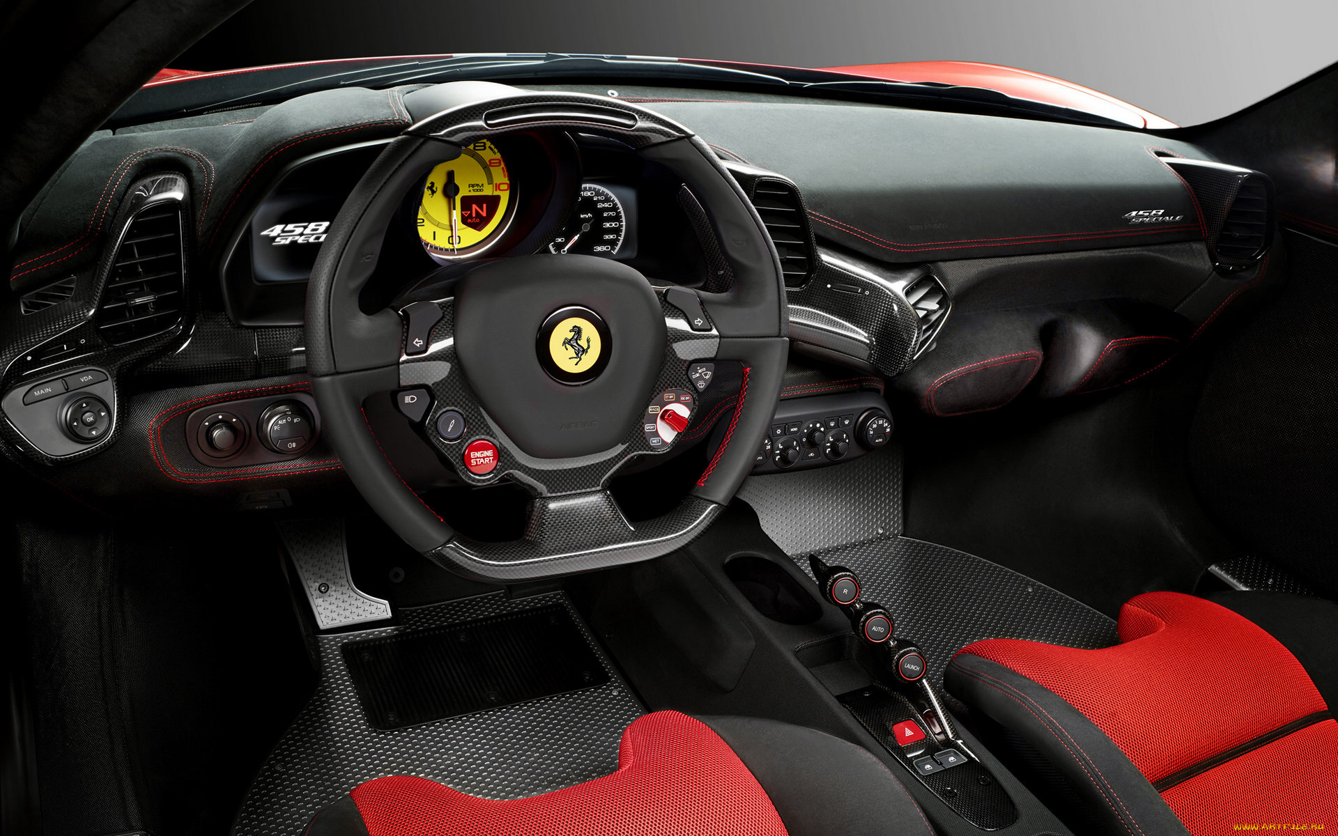 автомобили, спидометры, торпедо, car, speciale, 458, ferrari