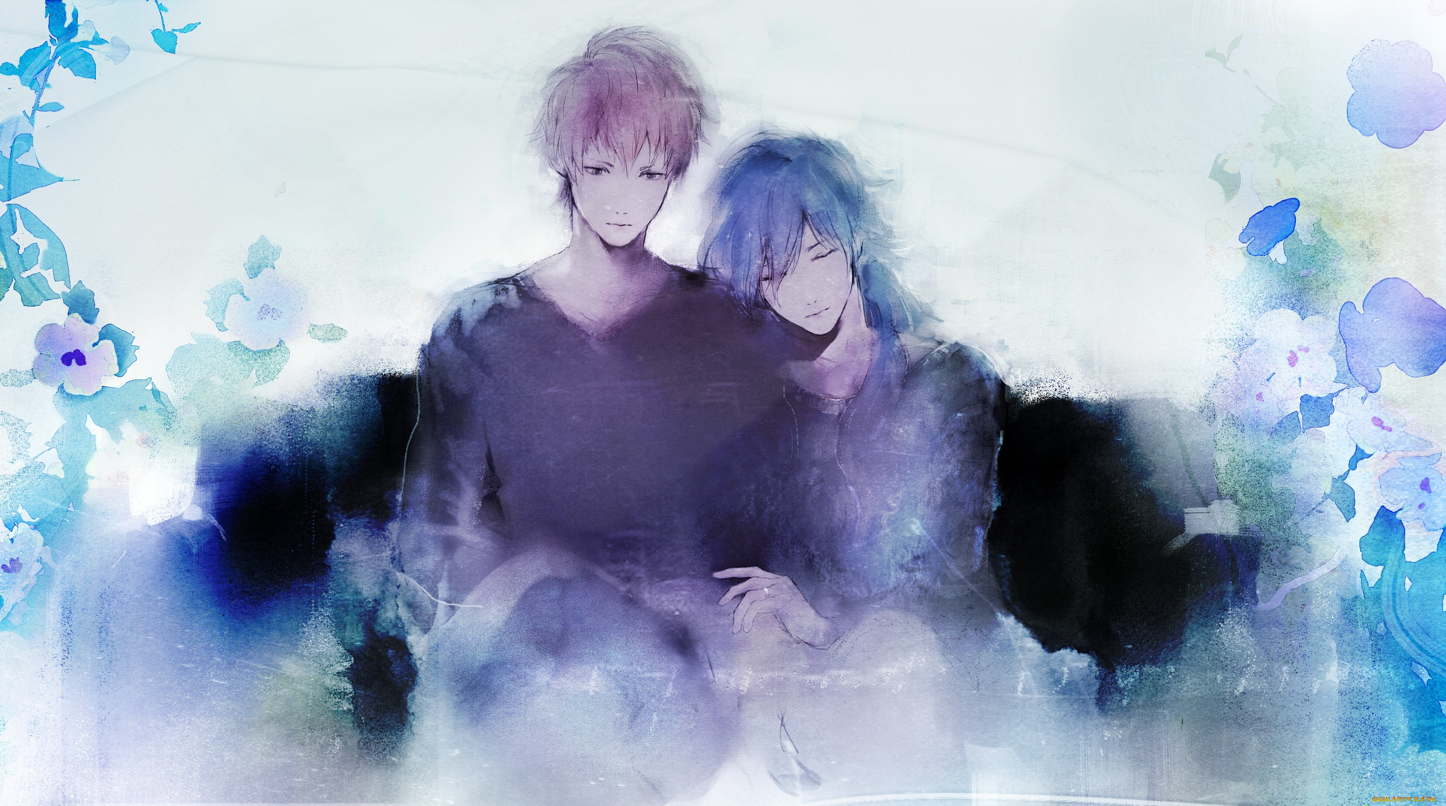 аниме, dramatical, murder, парни