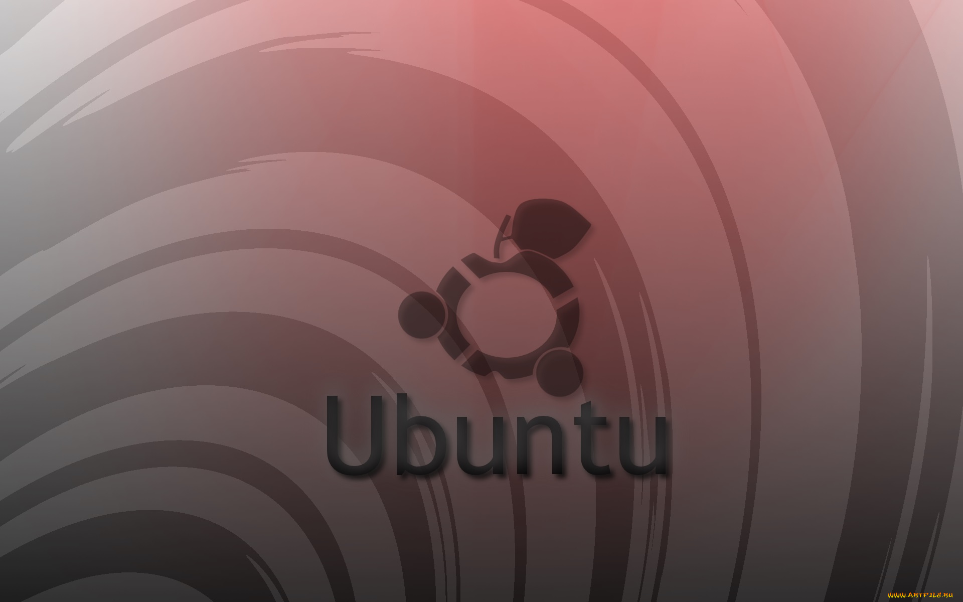 компьютеры, ubuntu, linux, фон, логотип