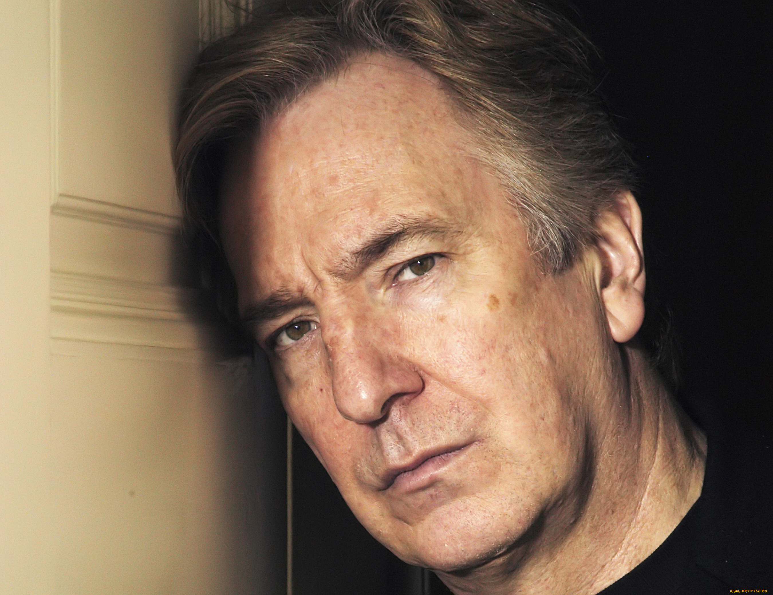 мужчины, alan, rickman, актер, лицо