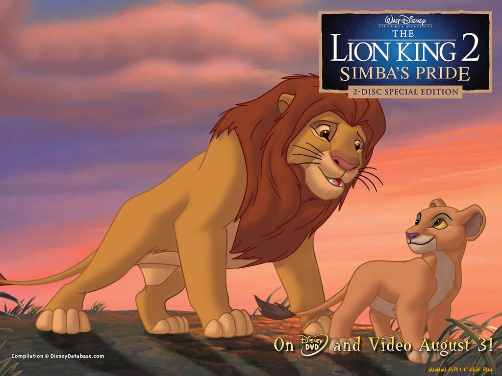 мультфильмы, the, lion, king, ii, simba`s, pride