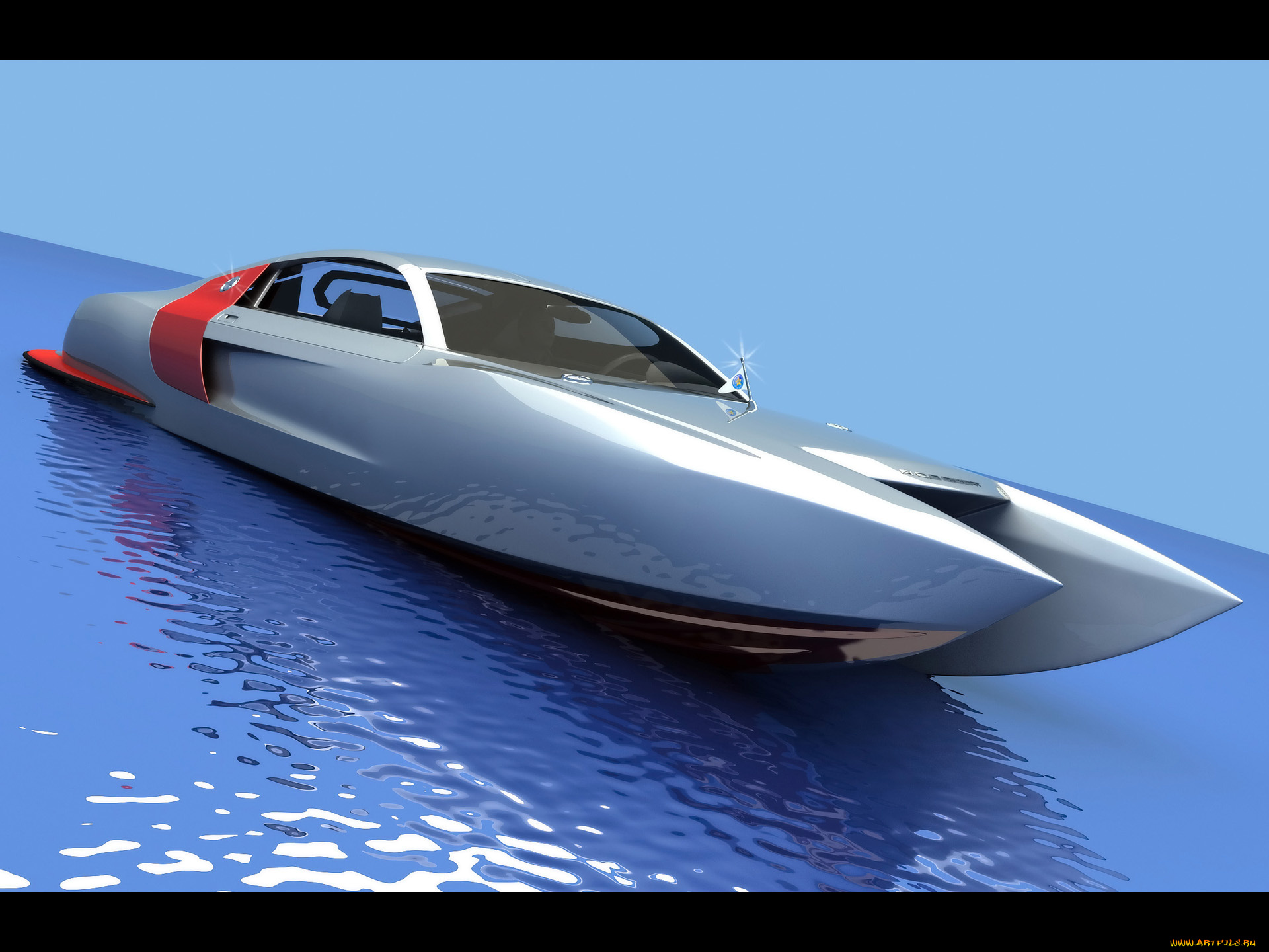 2009, biocat, catamaran, by, vizualtech, корабли, 3d