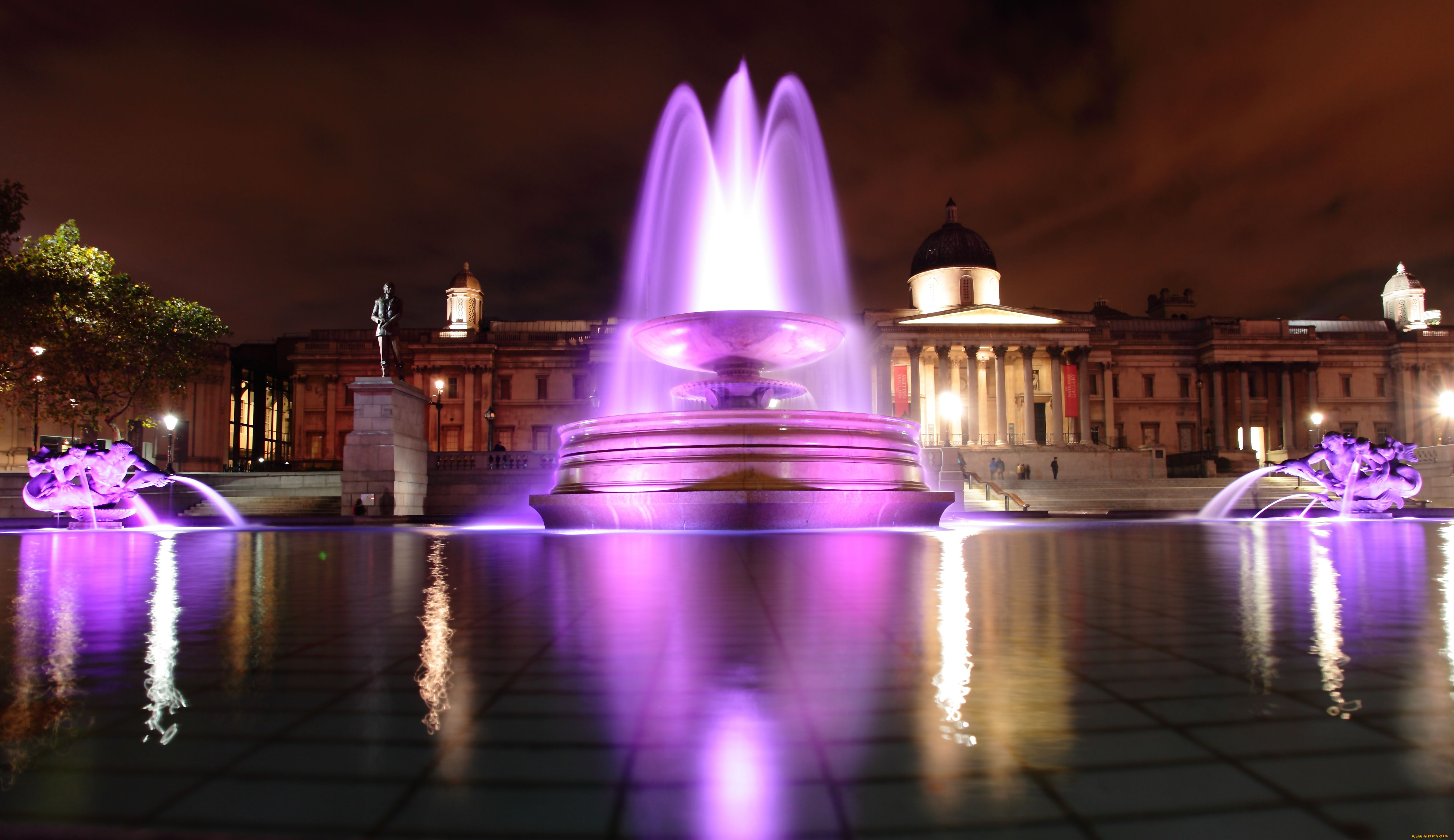 фонтан вечер город fountain evening the city загрузить
