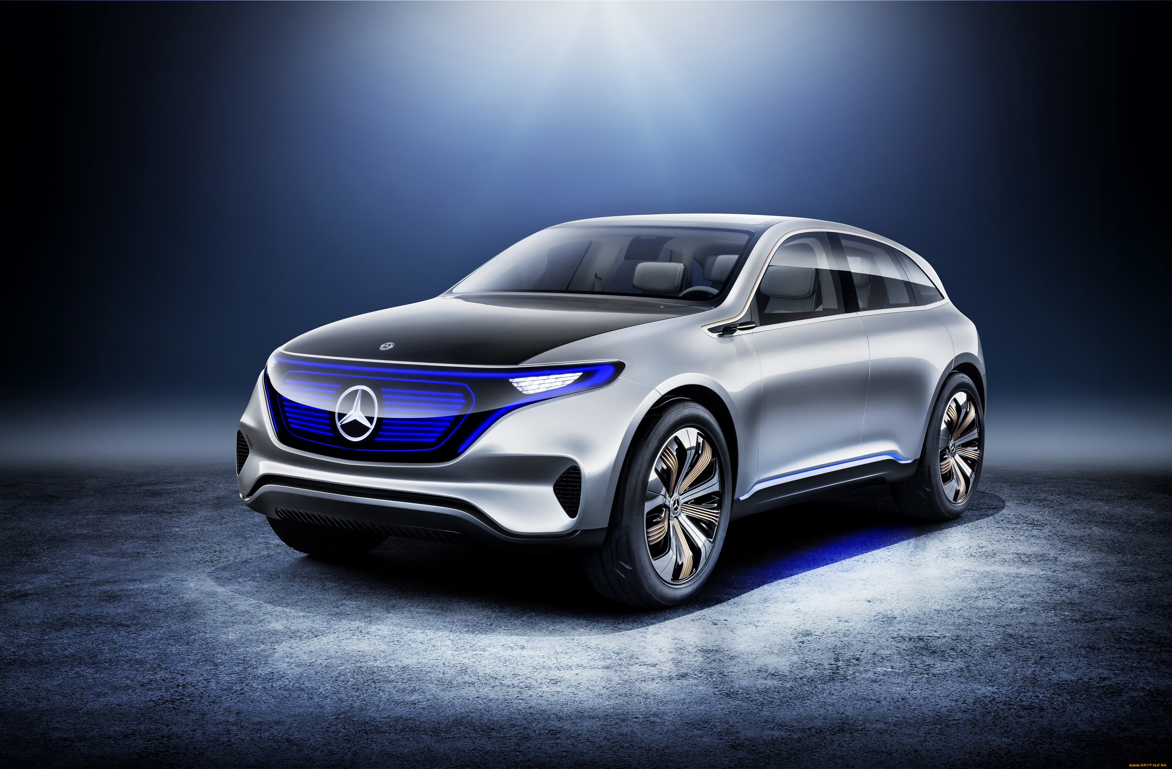 автомобили, mercedes-benz, concept, generation, eq, 2016г