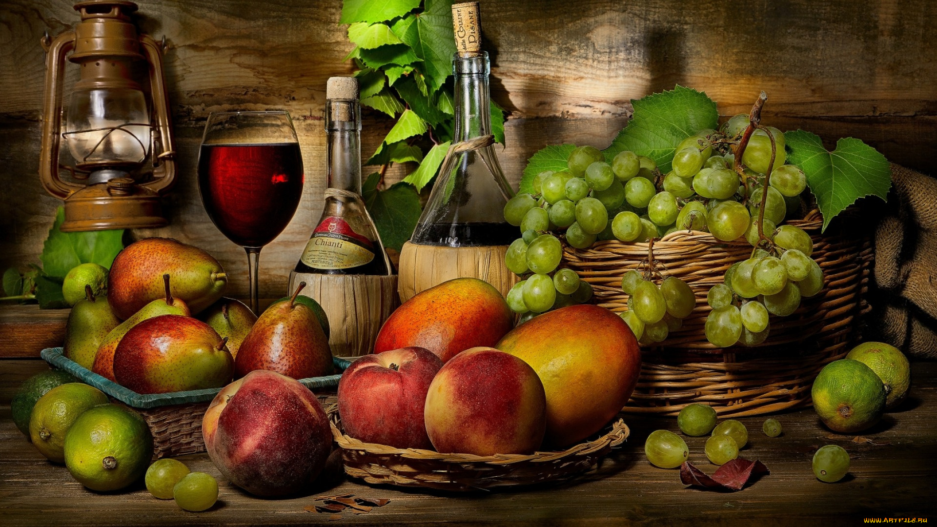 еда, фрукты, , ягоды, лайм, вино, виноград, груши, манго