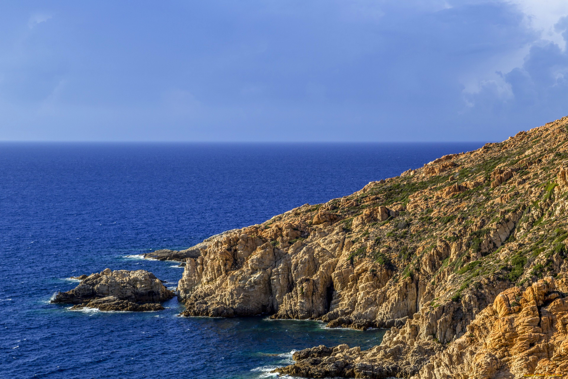 corsica, france, природа, побережье