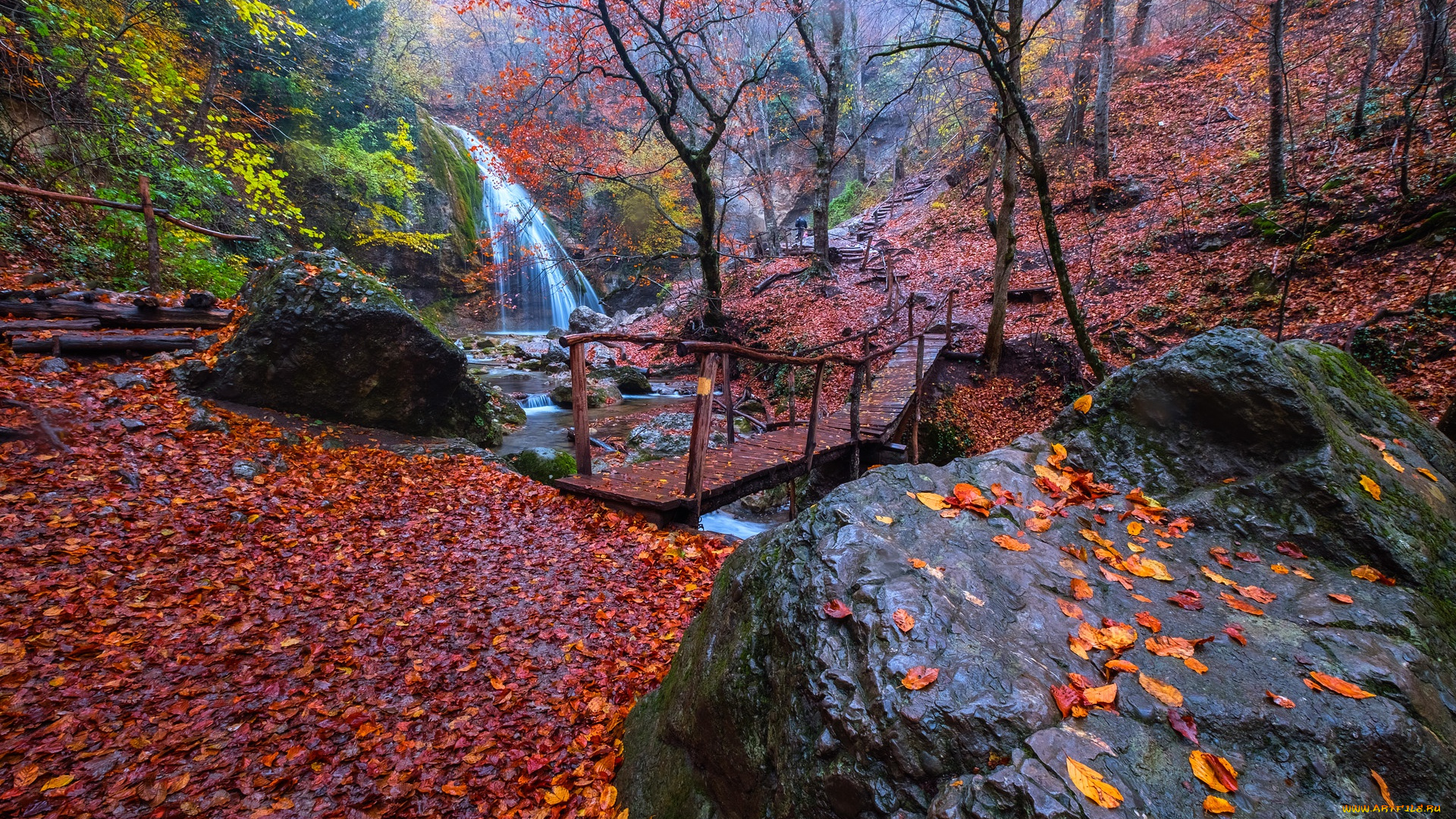 природа, водопады, парк