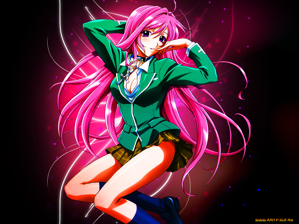 аниме, rosario, vampire