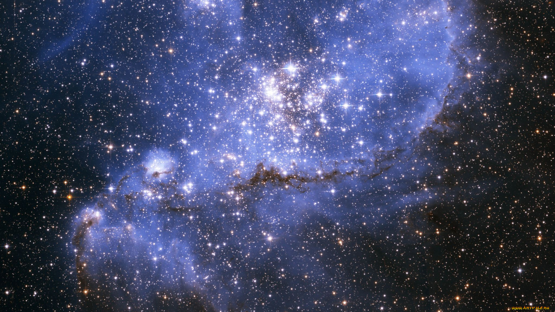 ngc346, космос, галактики, туманности