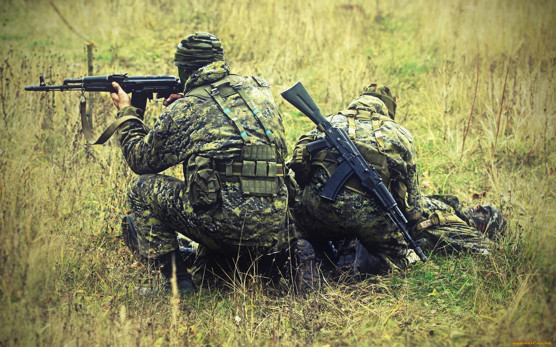 оружие, армия, спецназ, поле