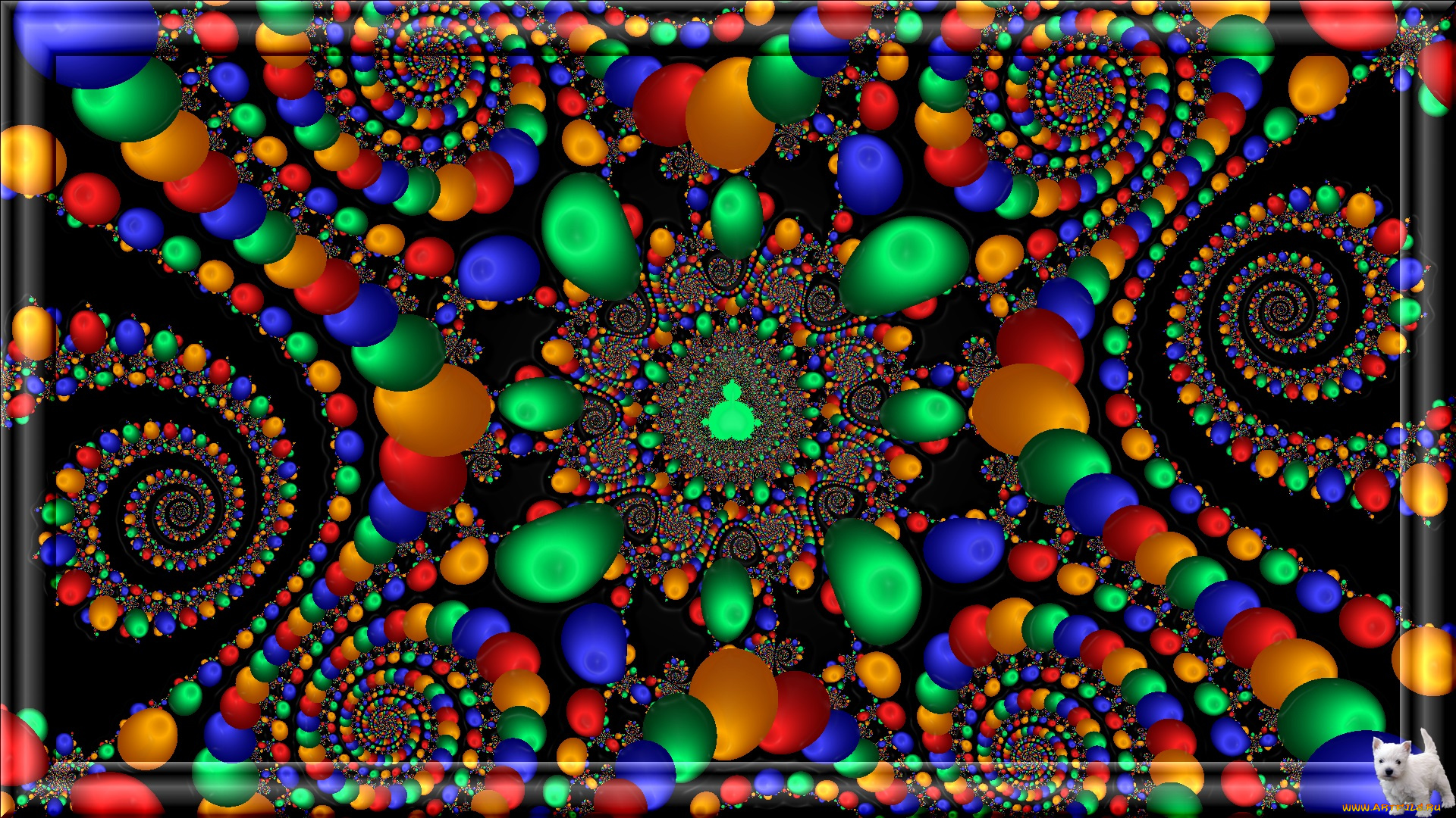 3д, графика, fractal, фракталы, фон, цвета, узор