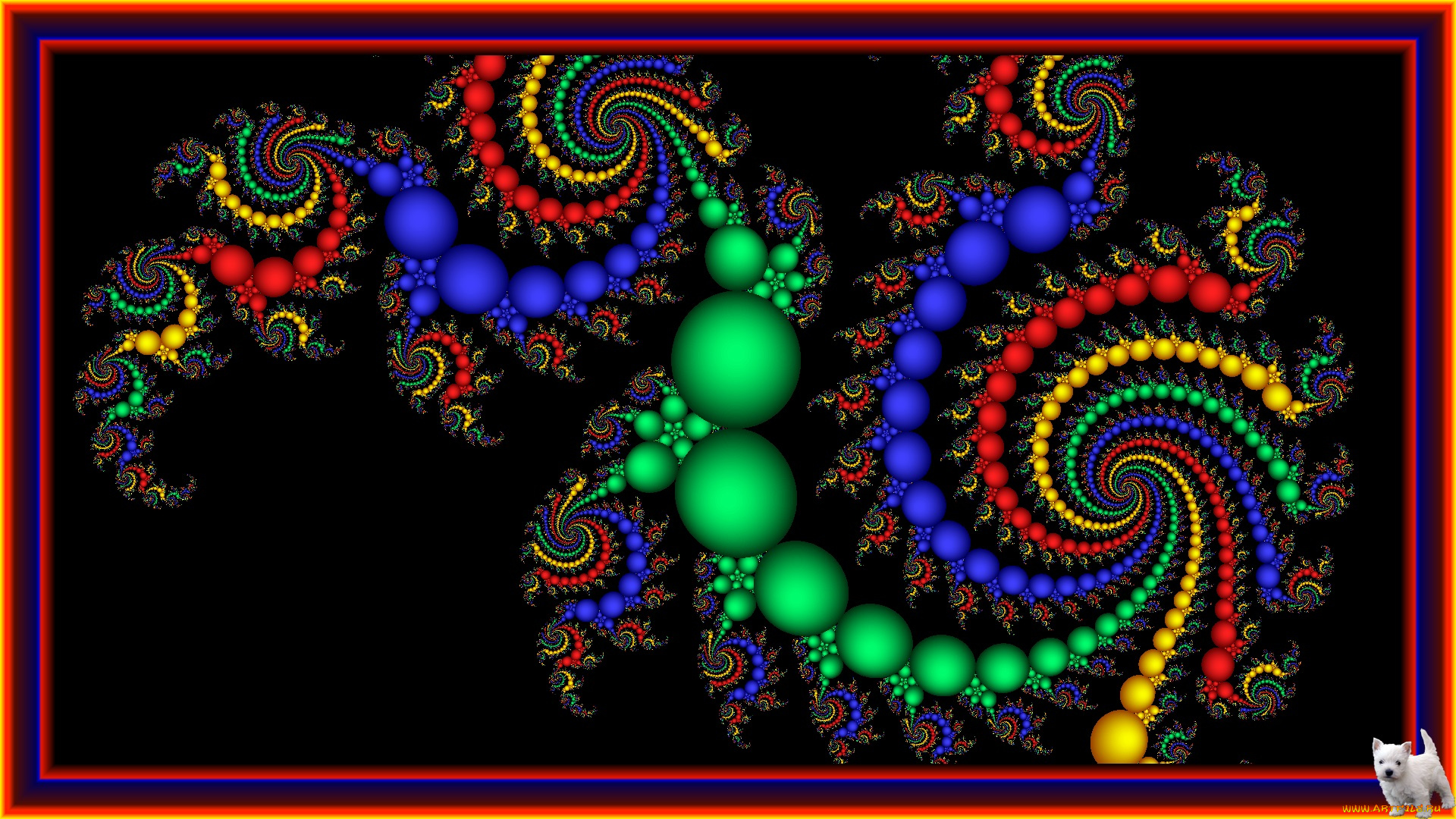3д, графика, fractal, фракталы, фон, узор, цвета