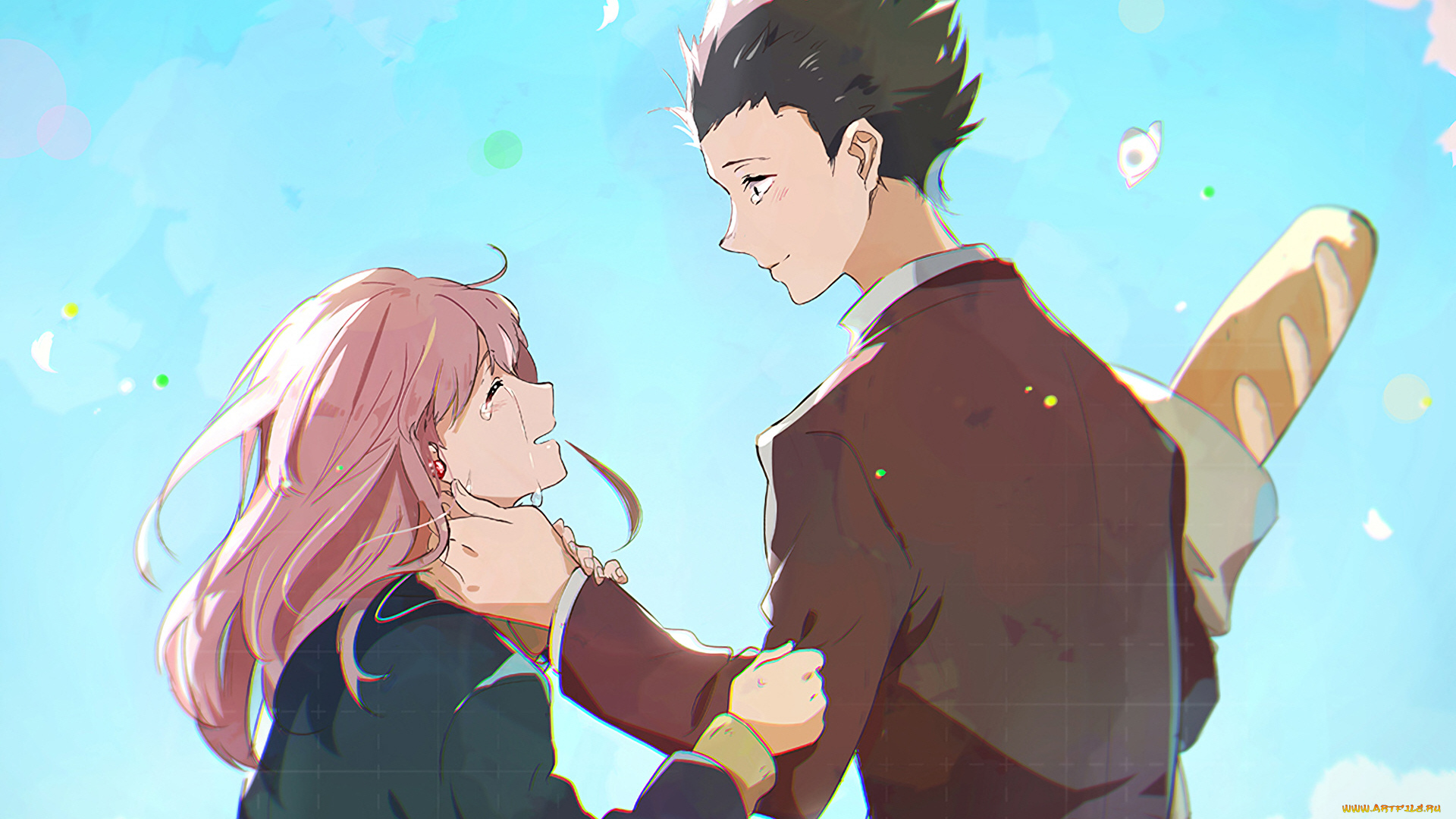 аниме, koe, no, katachi, форма, голоса