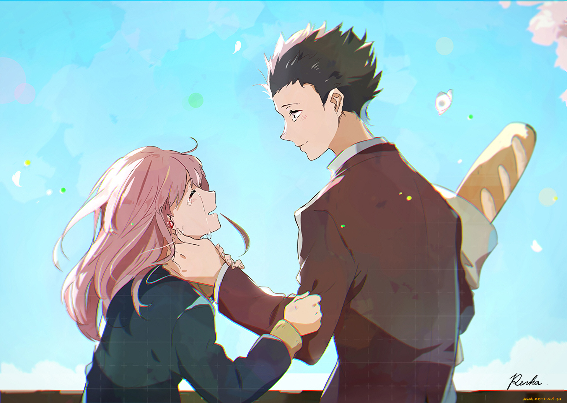 аниме, koe, no, katachi, форма, голоса