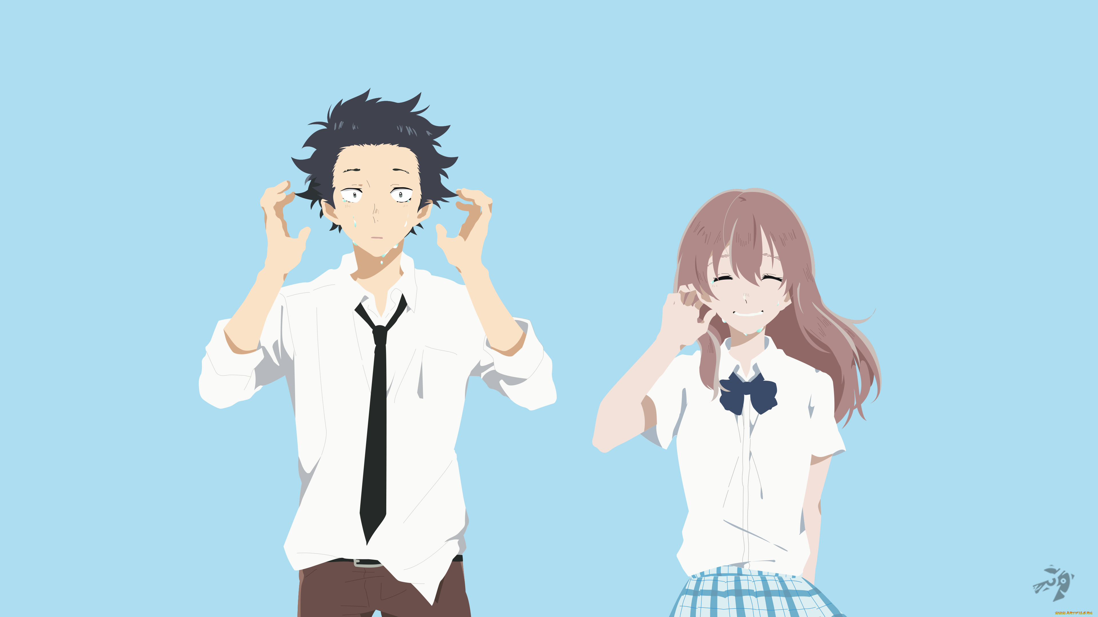 аниме, koe, no, katachi, форма, голоса