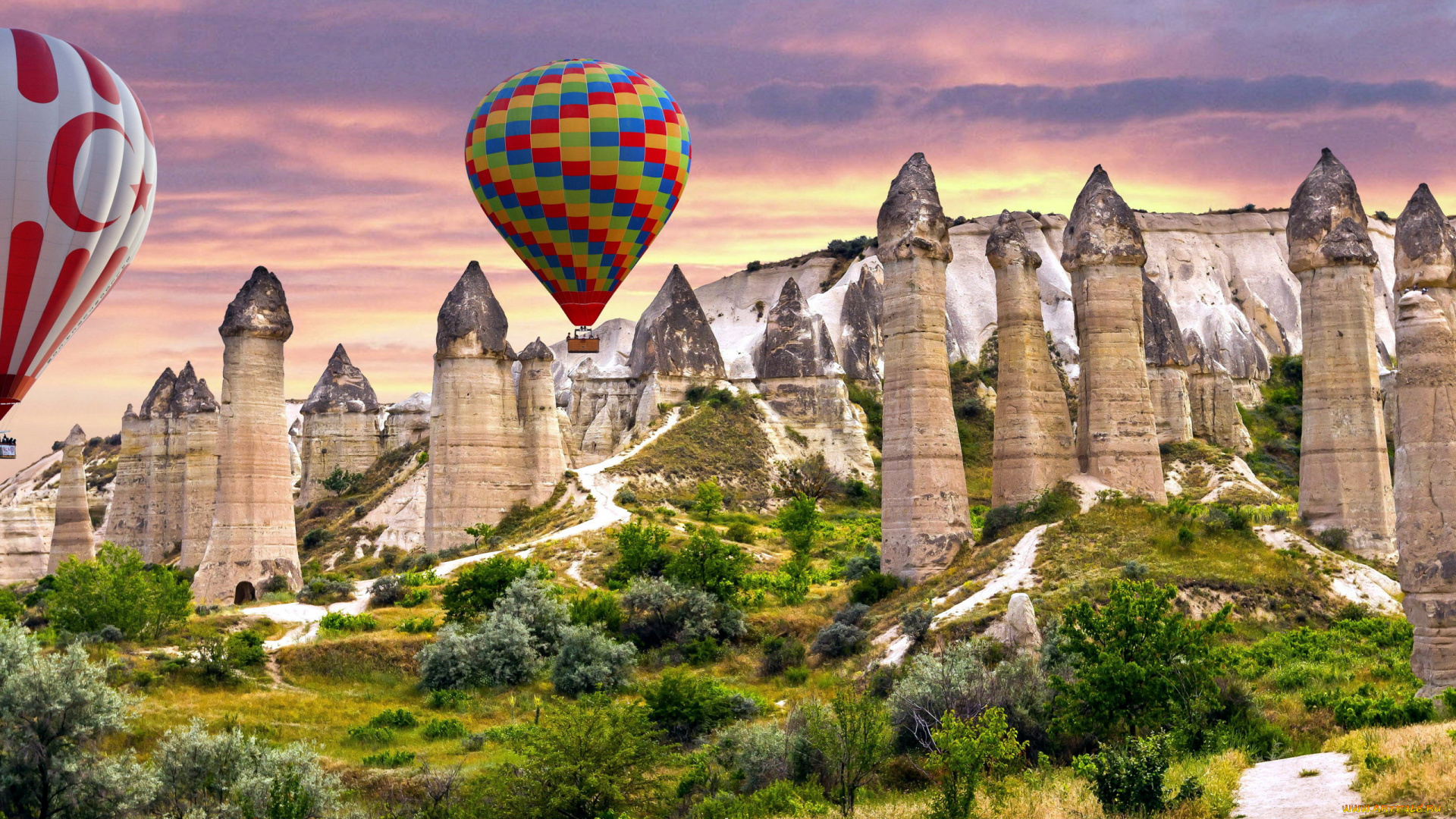 авиация, воздушные, шары, дирижабли, love, valley, cappadocia