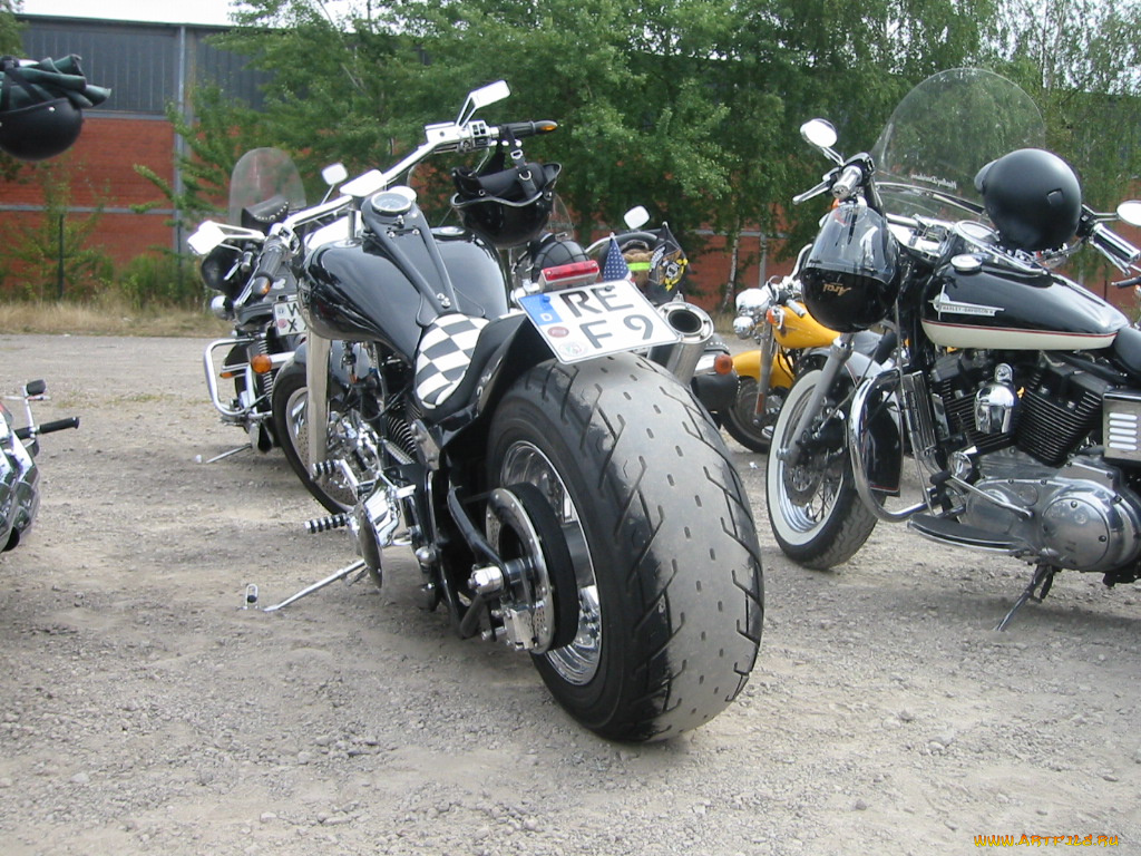 мотоциклы, harley, davidson