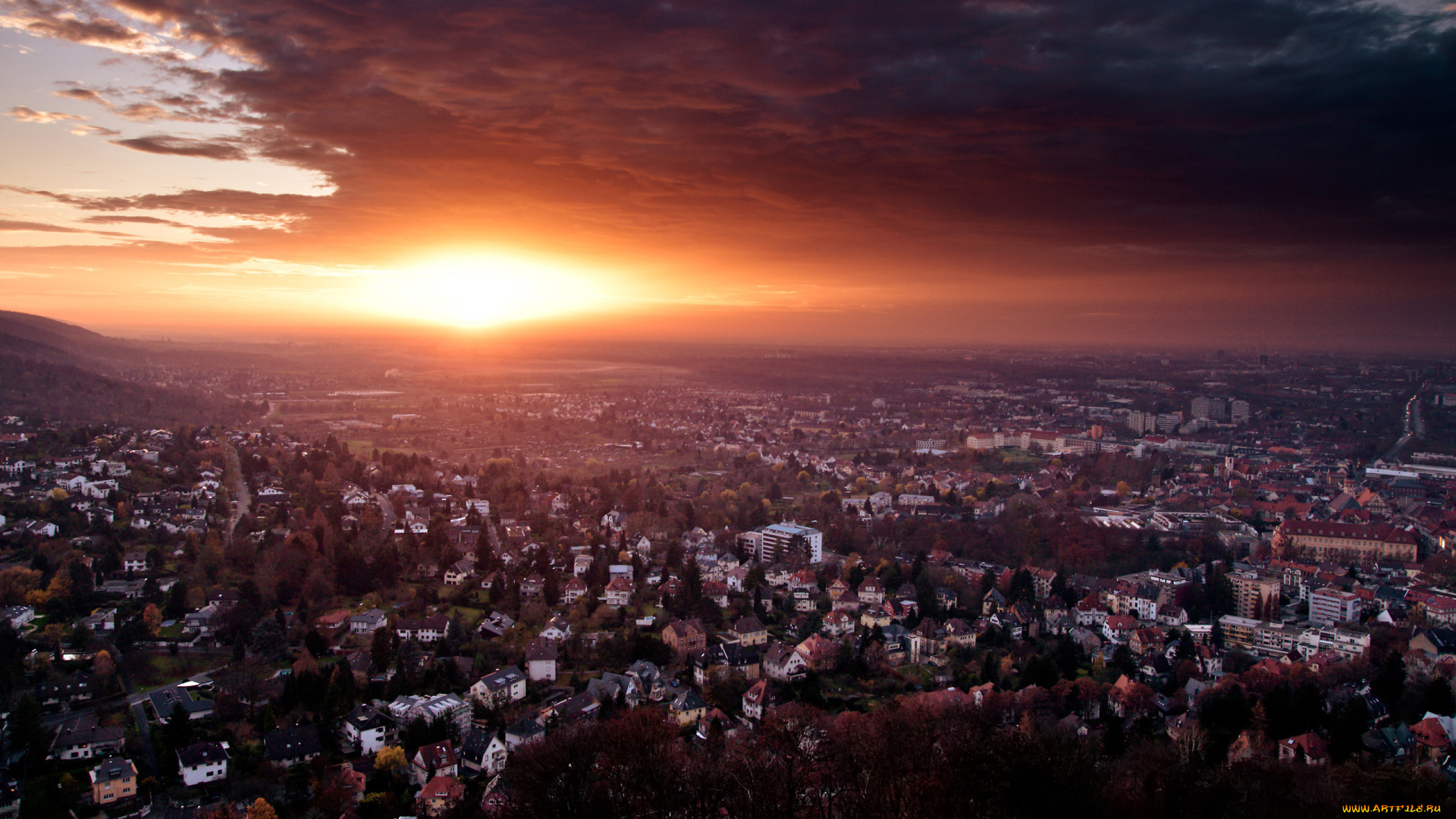 karlsruhe, durlach, germany, города, панорамы