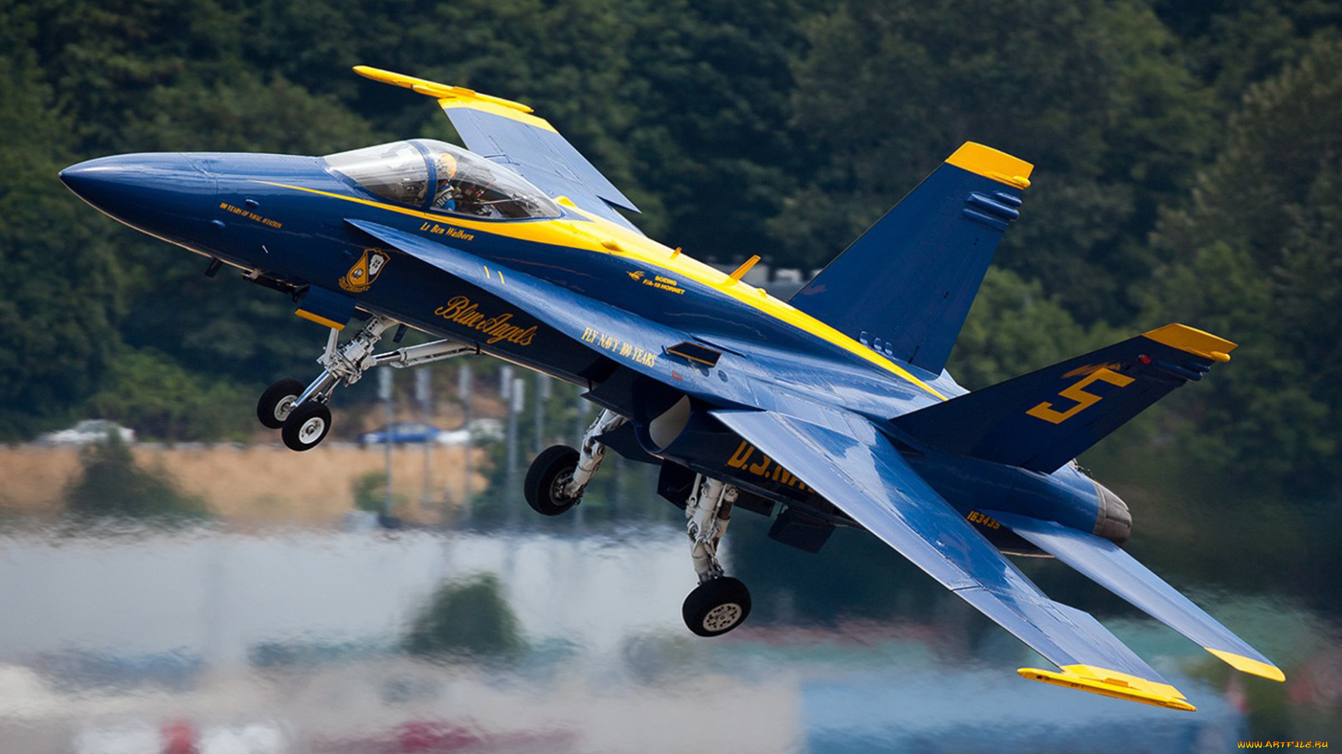 авиация, боевые, самолёты, ф-18, голубые, ангелы, истребитель