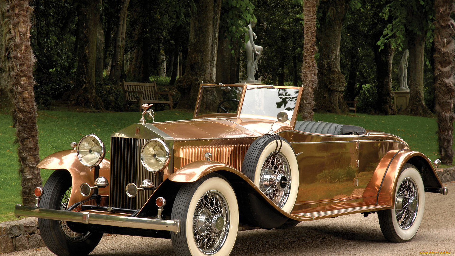 rolls, royce, phantom, brewster, open, tourer, 1930, автомобили, ретро