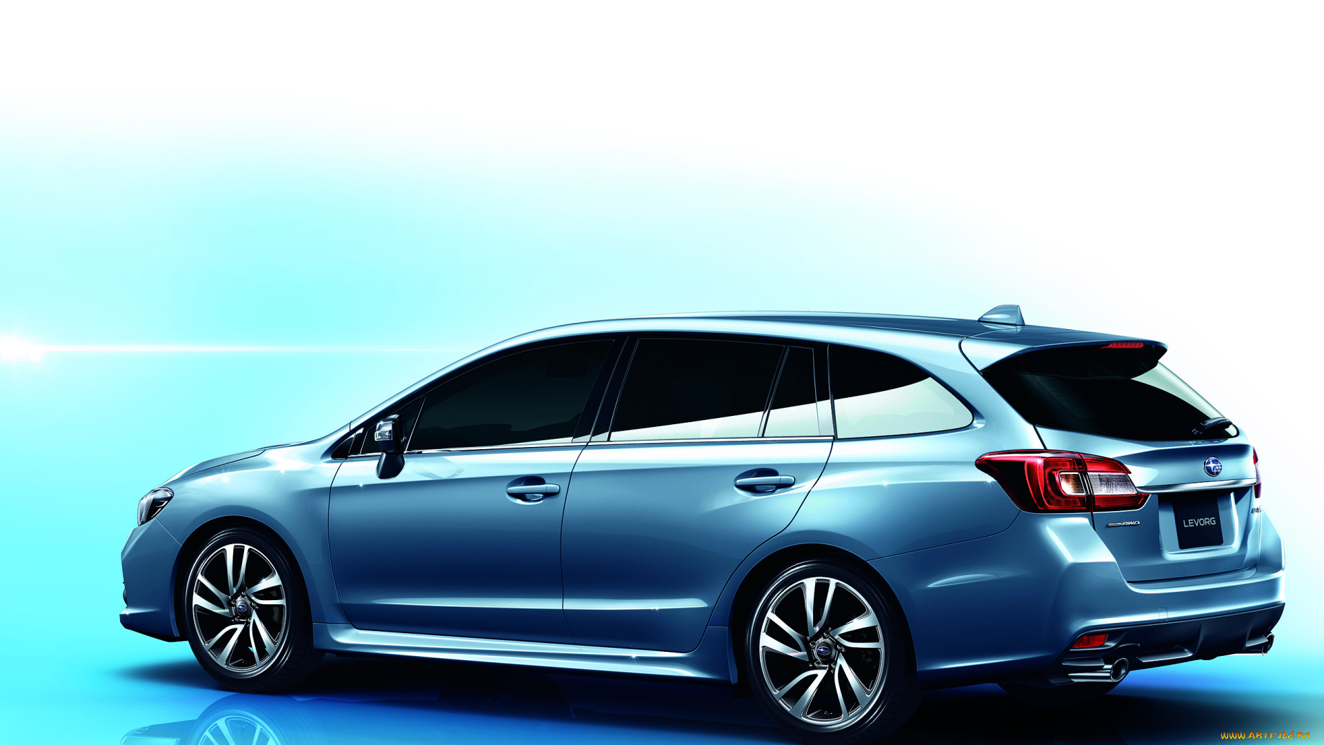 автомобили, subaru, levorg, 2014г, синий