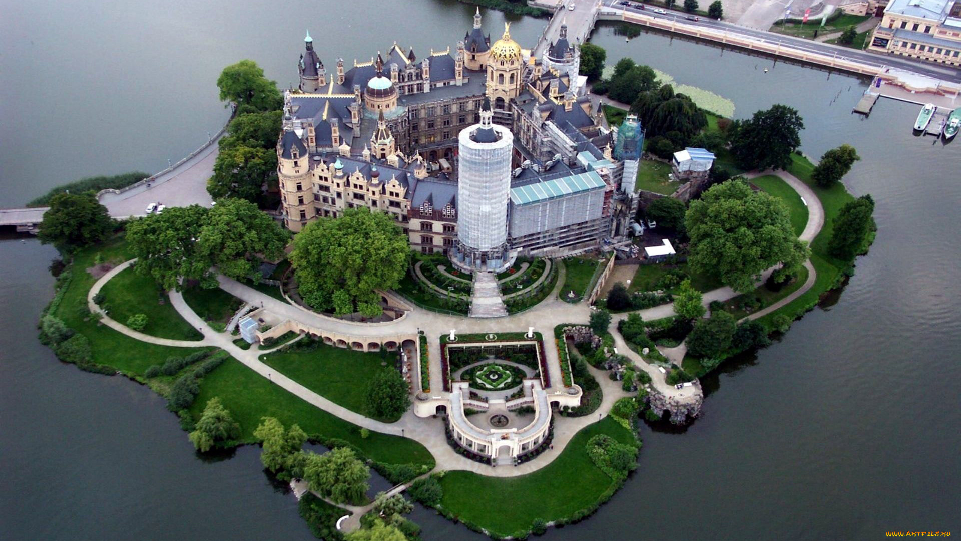 schwerin, castle, города, замок, шверин, , германия, schwerin, castle