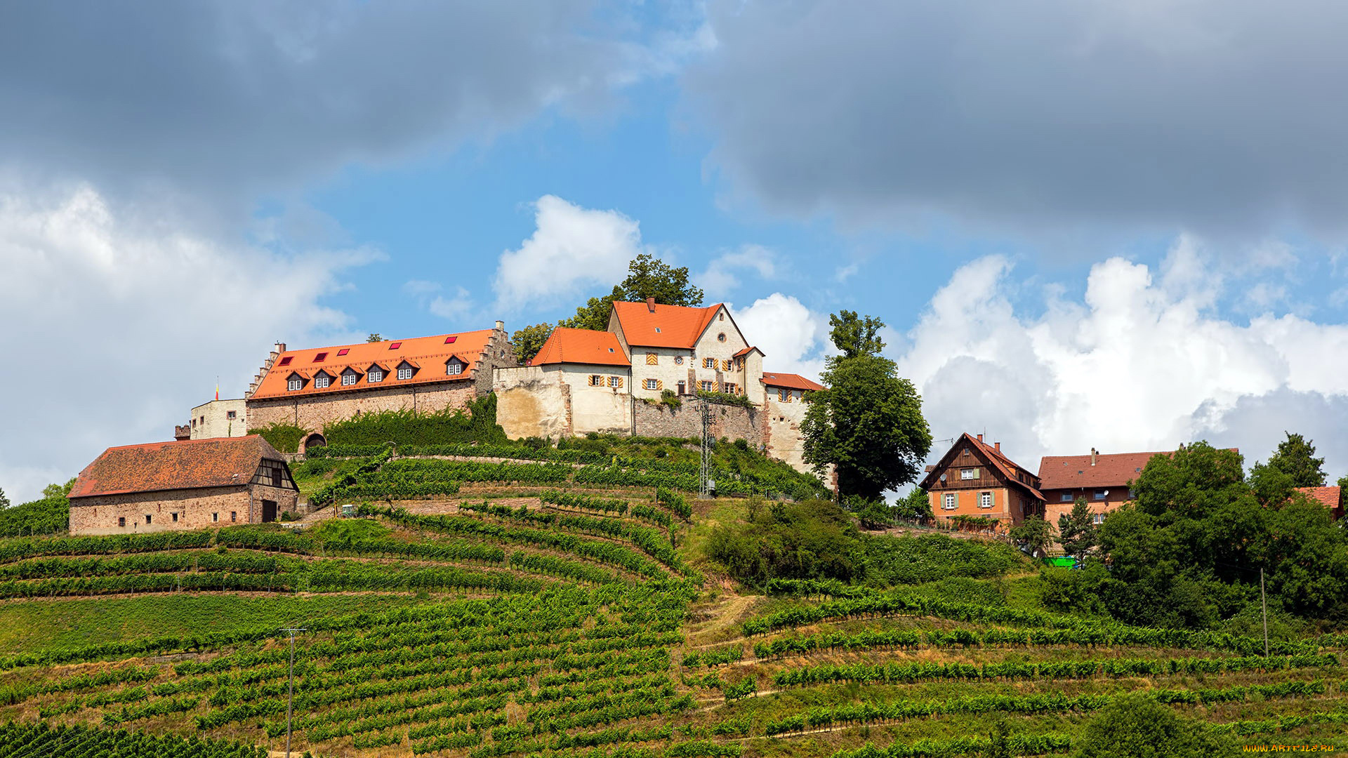 staufenberg, castle, города, замки, германии, staufenberg, castle