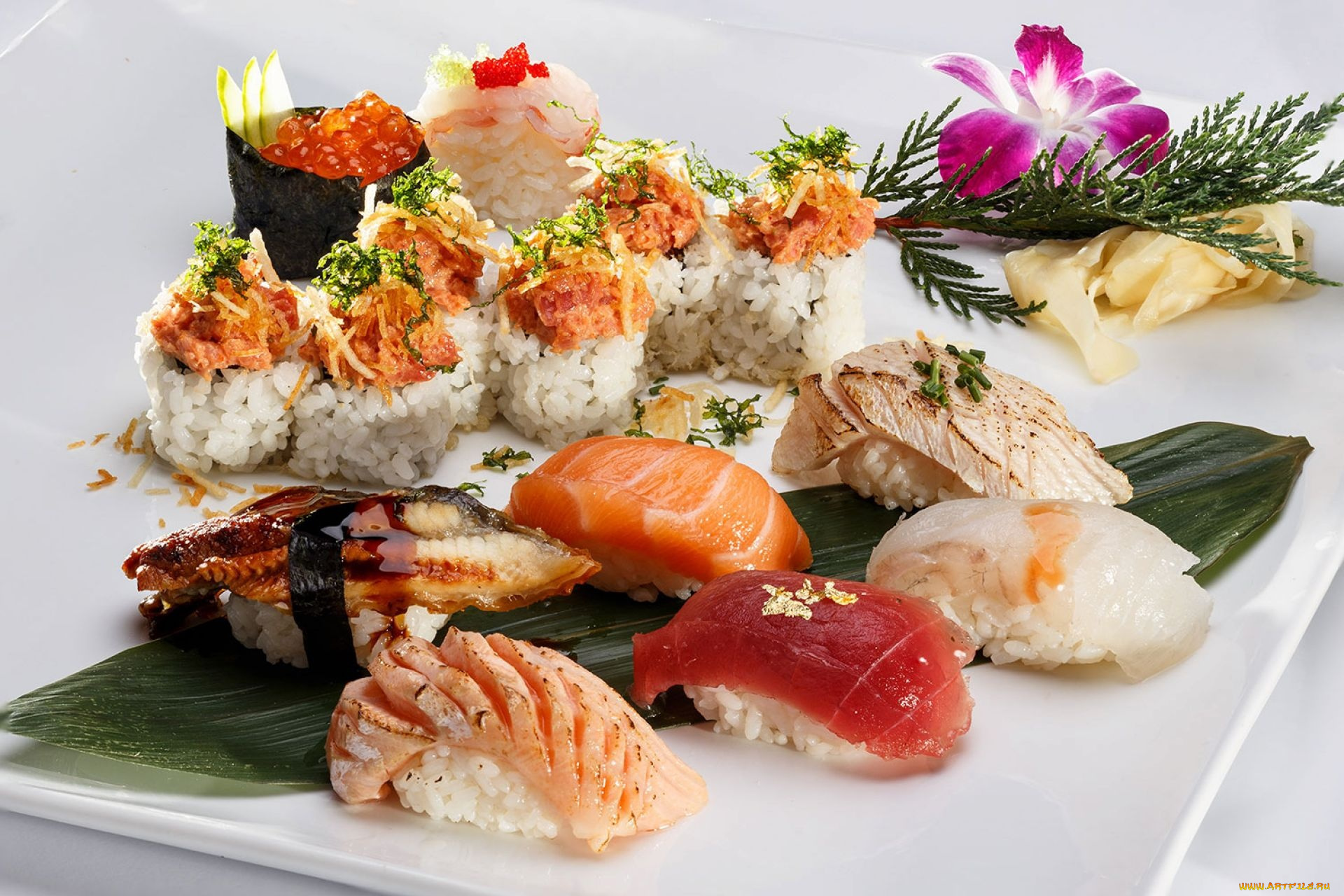 еда, рыба, , морепродукты, , суши, , роллы, имбирь, роллы, суши, икра, рис
