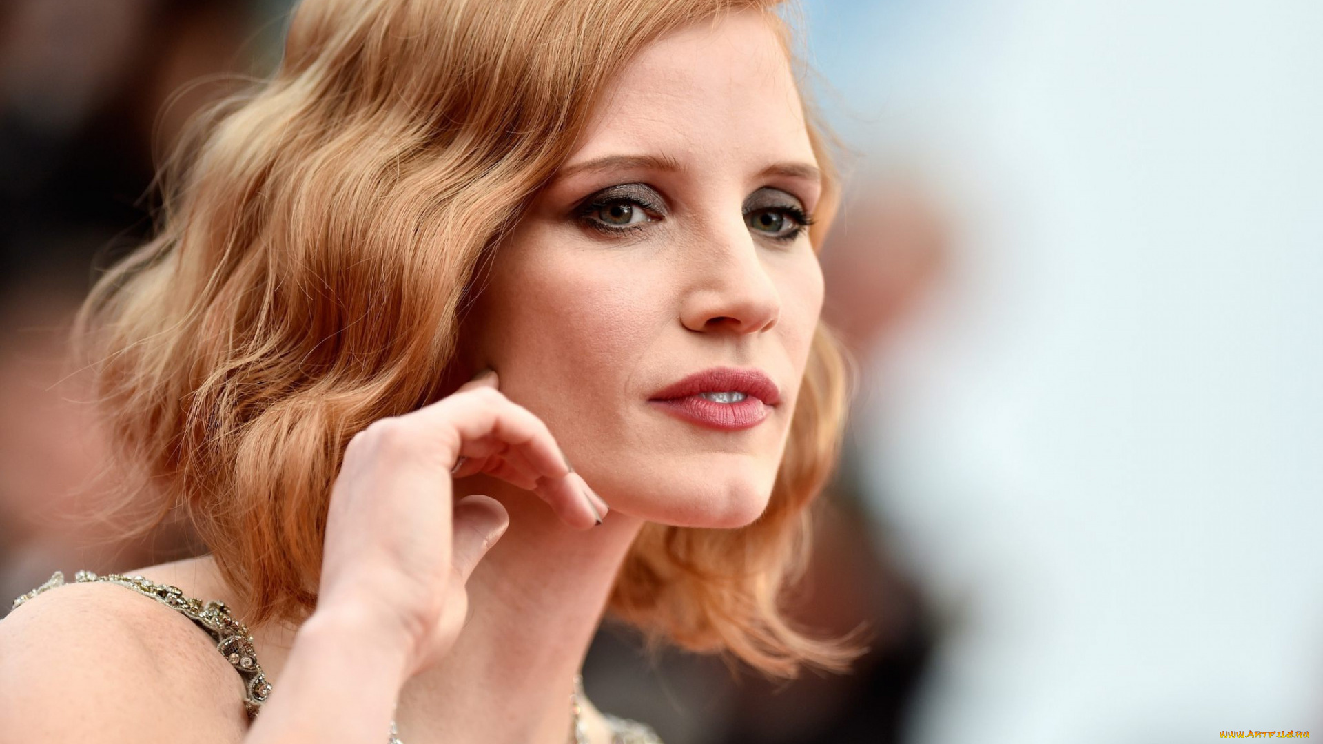 девушки, jessica, chastain, профиль