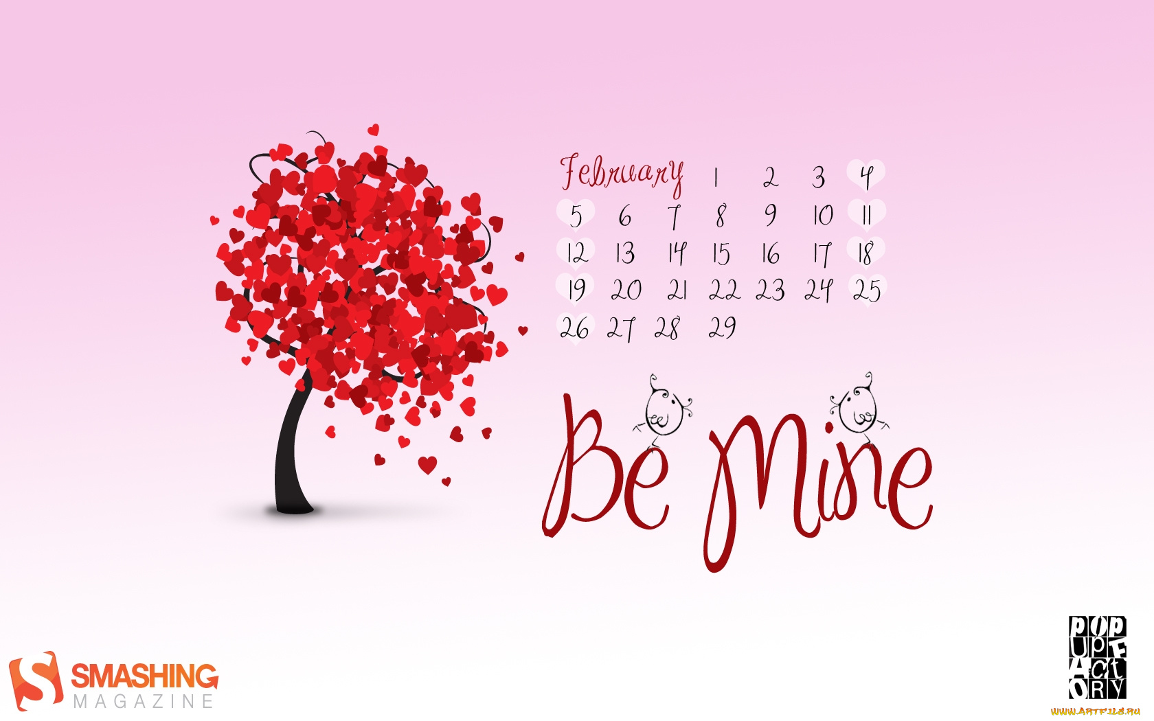 календари, праздники, салюты, дерево, сердечки, день, влюбленных