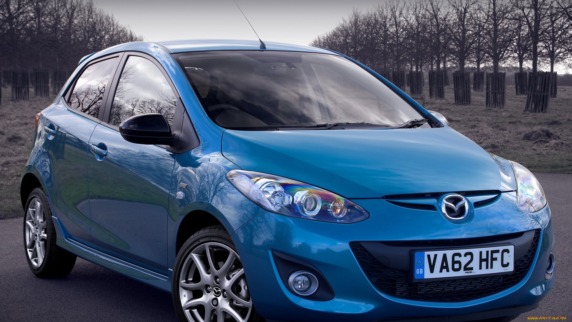 автомобили, mazda, mazda2, 2013, de2, синий, venture