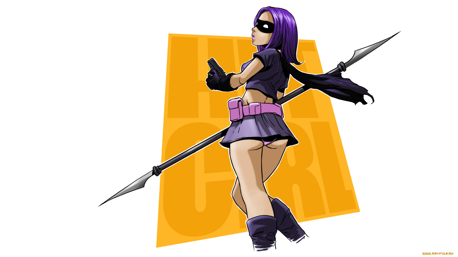 пипец, рисованные, комиксы, mindy, macready, kick-ass, hit-girl