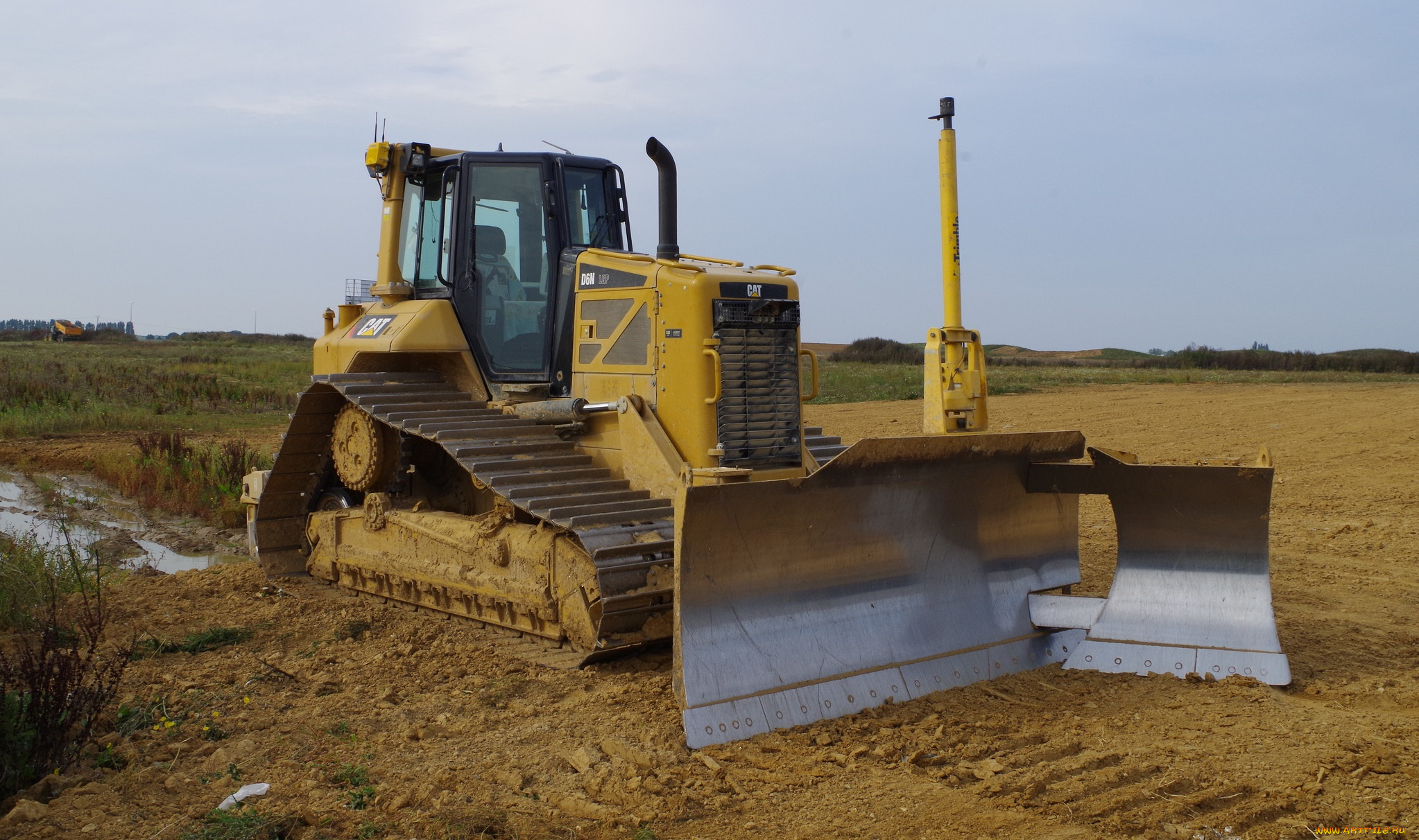 caterpillar, d6n, lgp, техника, бульдозеры, мощь, ковш, бульдозер