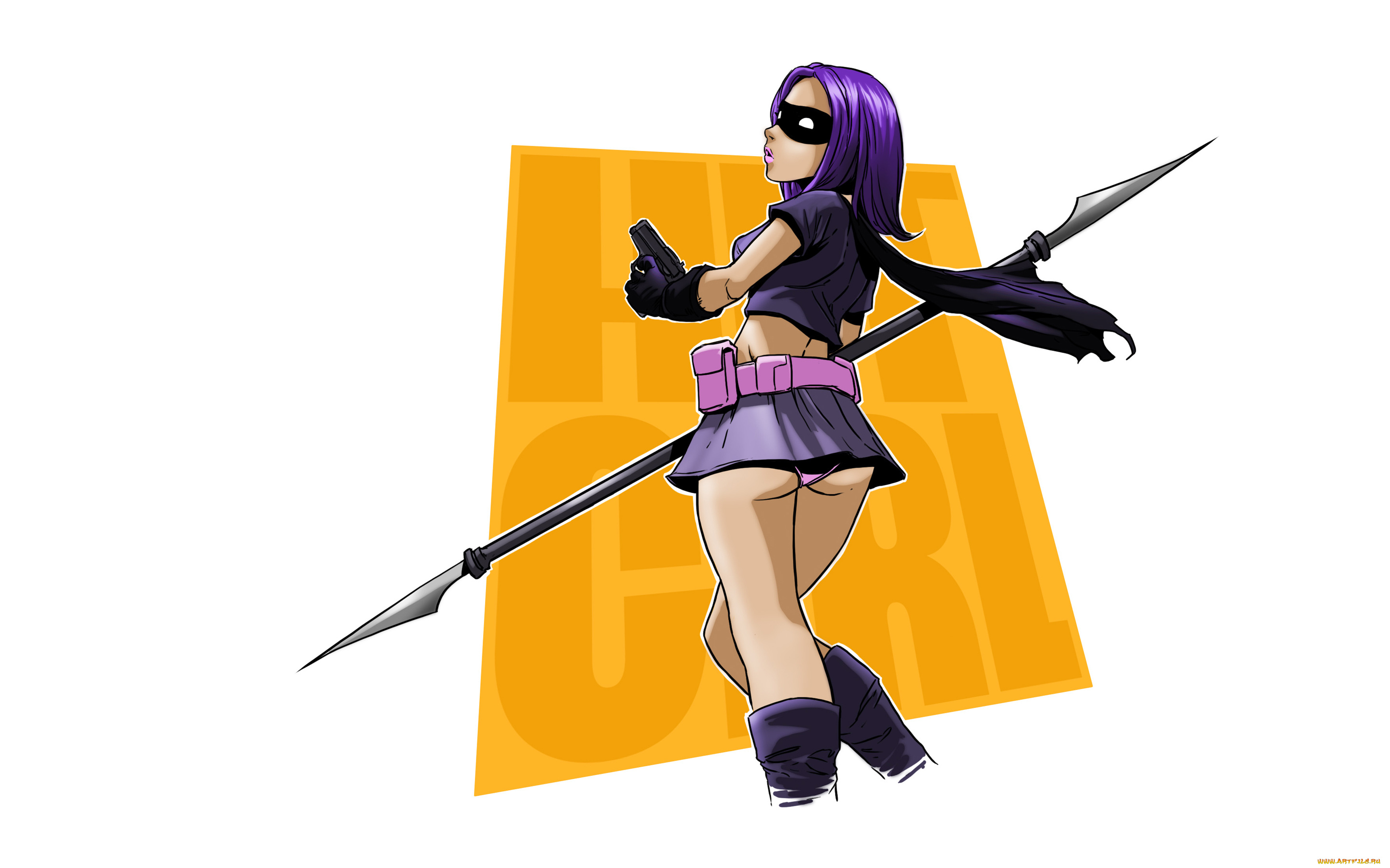 пипец, рисованные, комиксы, mindy, macready, kick-ass, hit-girl