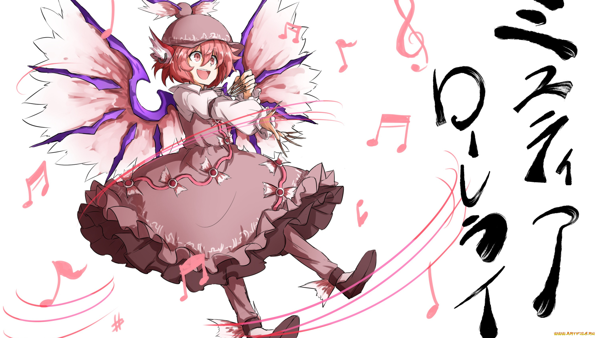 аниме, touhou, mystia, lorelei