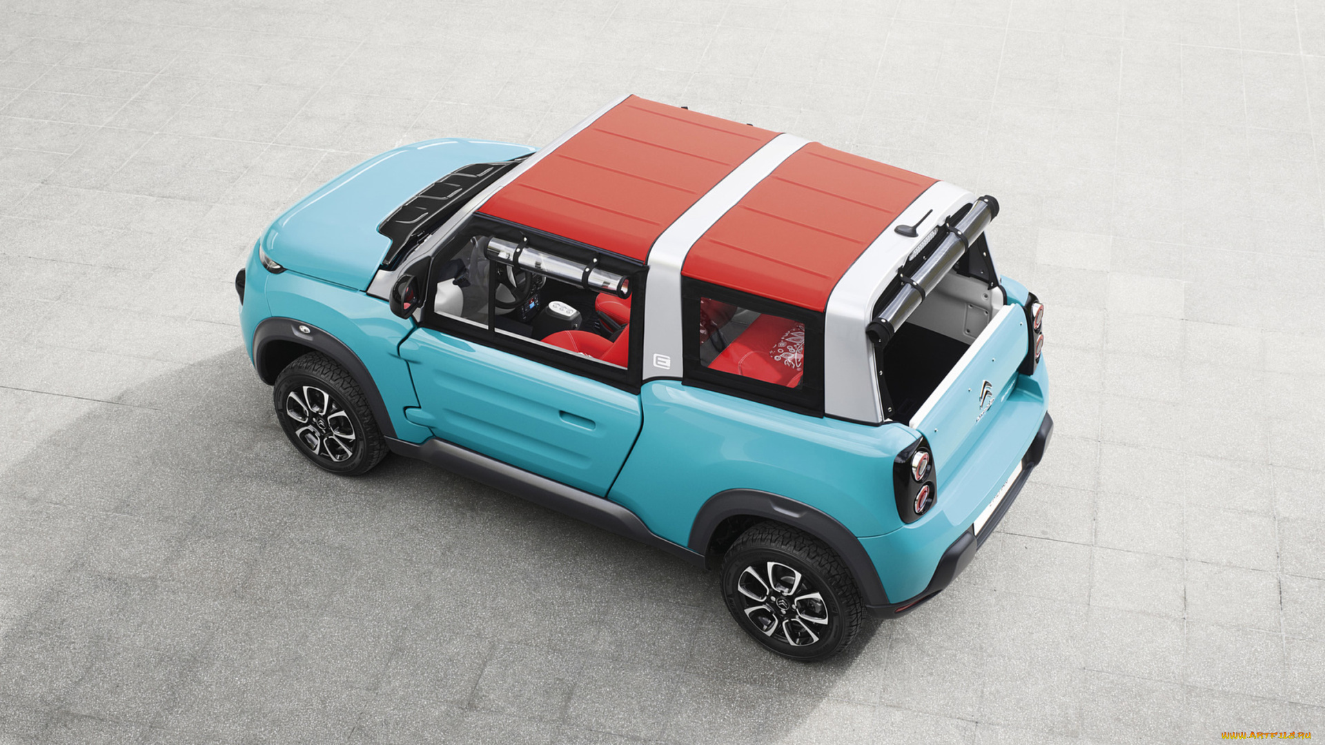 citroen, e-mehari, blue, 2017, автомобили, citroen, ds, 2017, blue, e-mehari