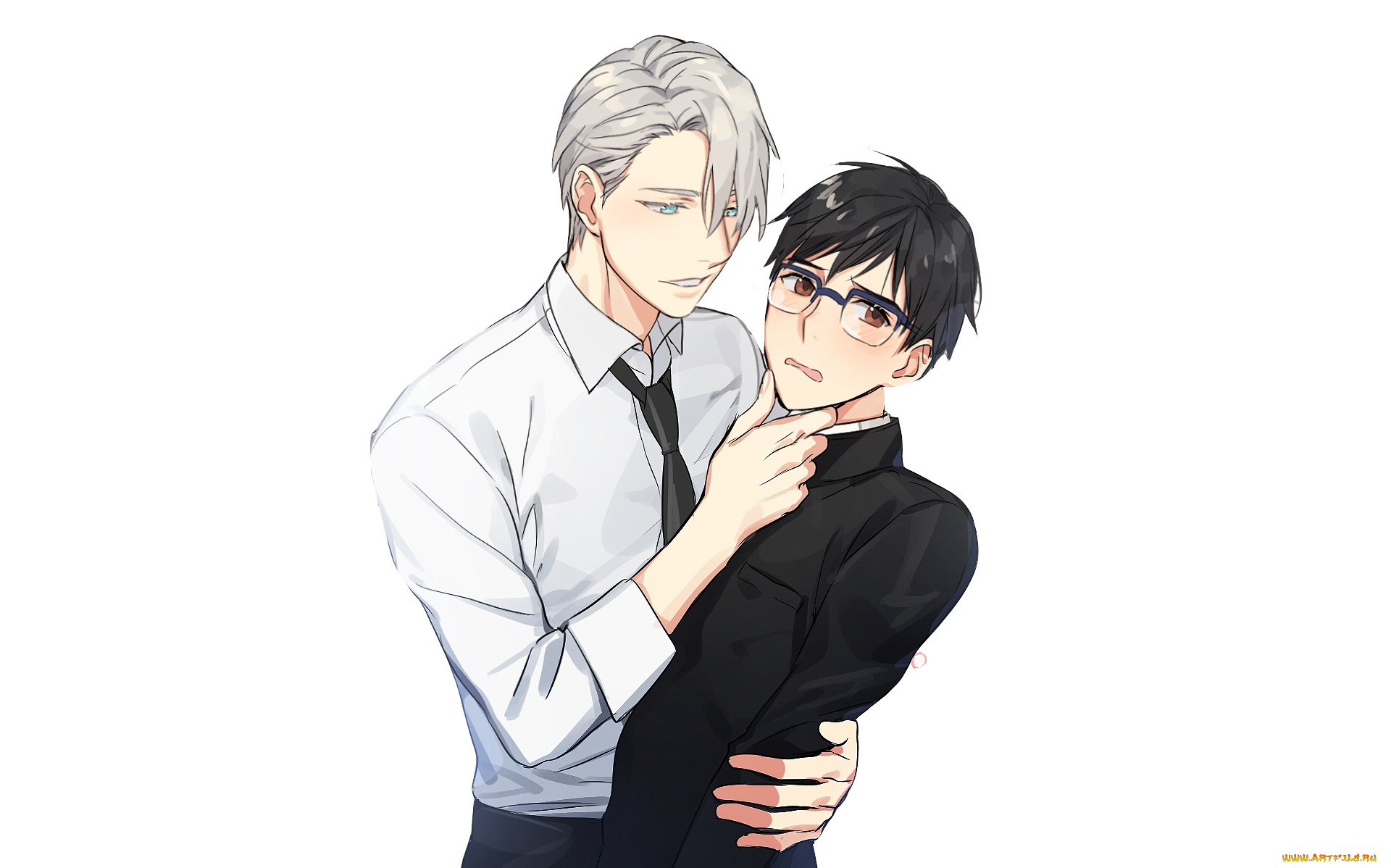 аниме, yuri, on, ice, viktor, yuri