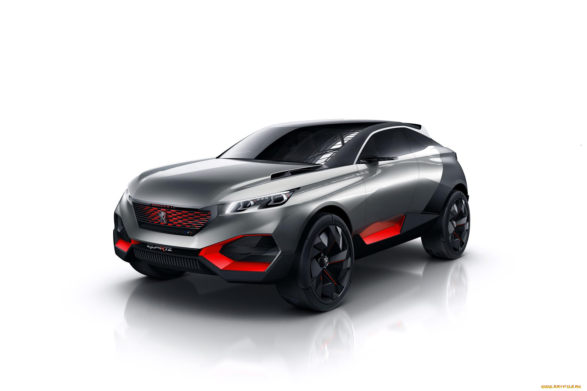 peugeot, quartz, concept, 2017, автомобили, 3д, 2017, concept, quartz, peugeot